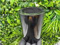 Shungite Cup (100mm): Polished Stone Water Cup, Chakra Healing