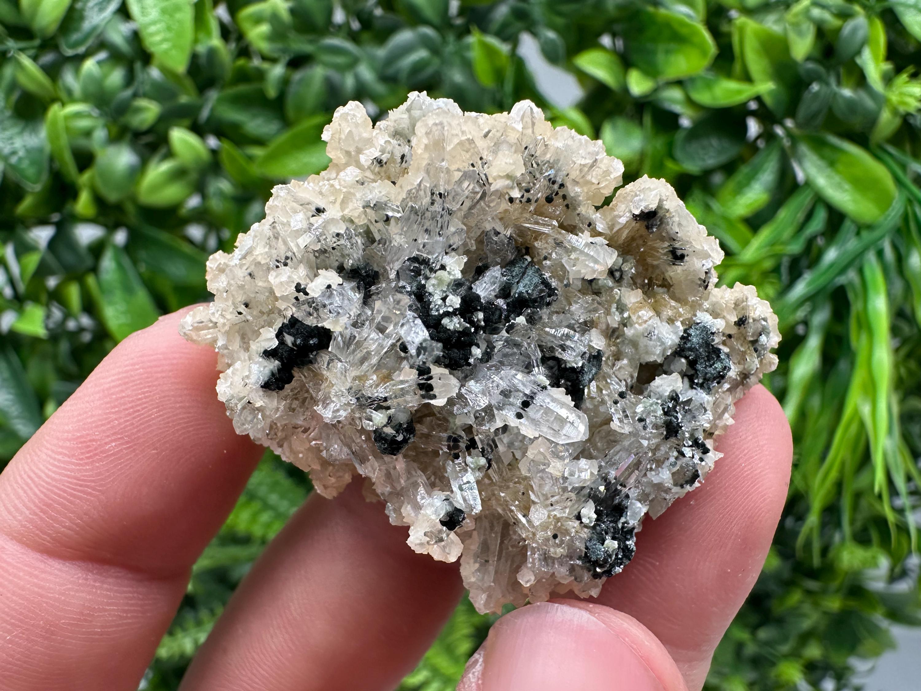 Chlorite Epidote Quartz Mineral Specimen, Bulgaria