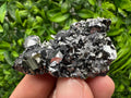 Galena Sphalerite Pyrite Quartz Mineral Specimen, Borieva Mine, Bulgaria Home Decor (5x3x1.5 cm)