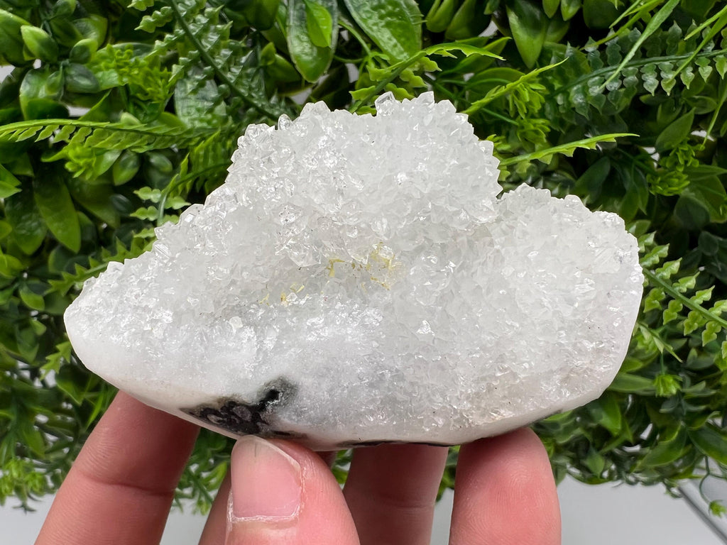 Natural Chalcedony Specimen: India Crystal Mineral, Home Decor
