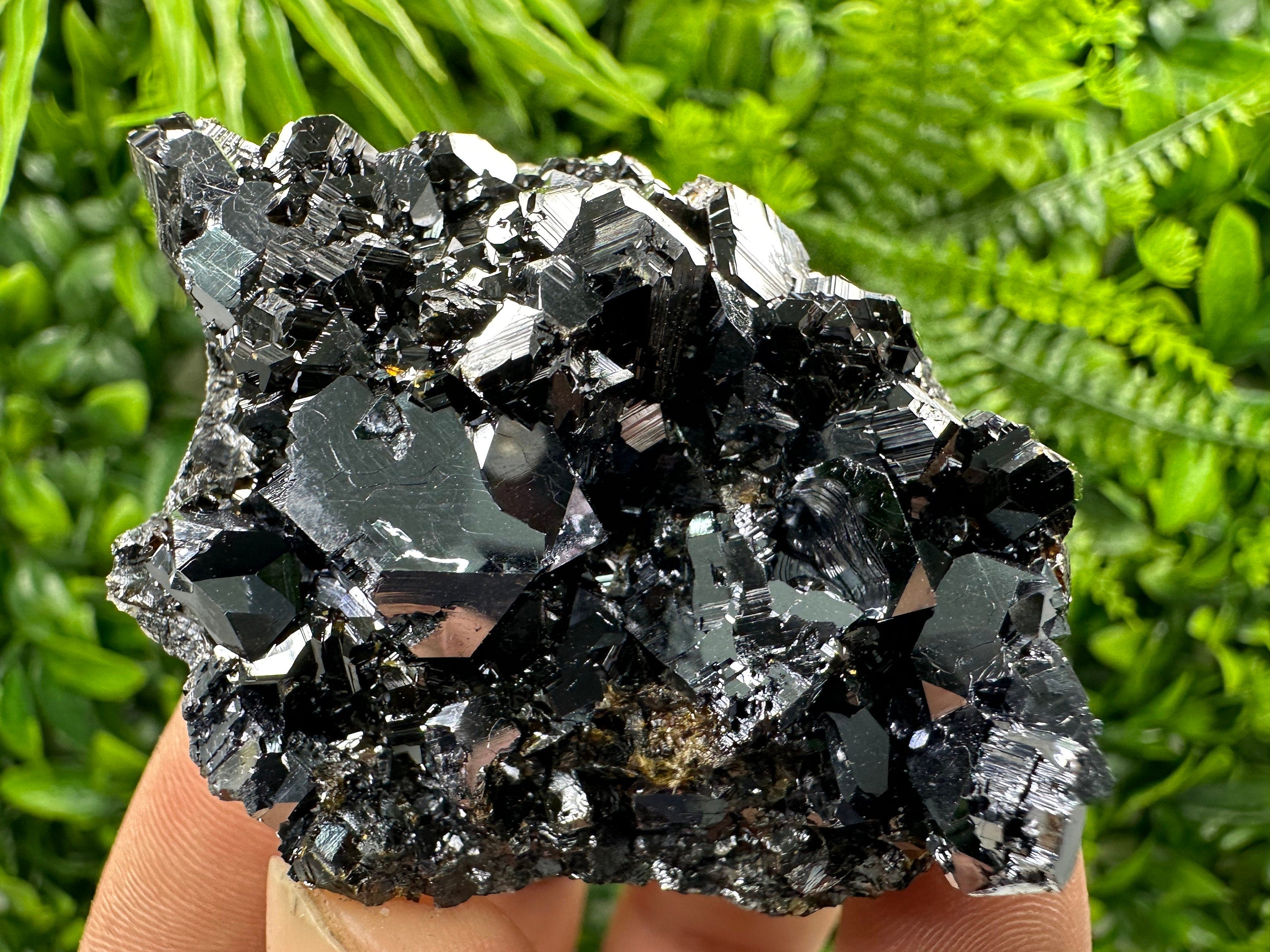 Shiny Galena with Black Sphalerite: Natural Mineral Decor (6/5/4cm)