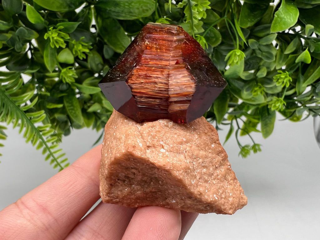 Orange-Brown Arcanite Mineral Specimen, Santa Ana Tin Mine