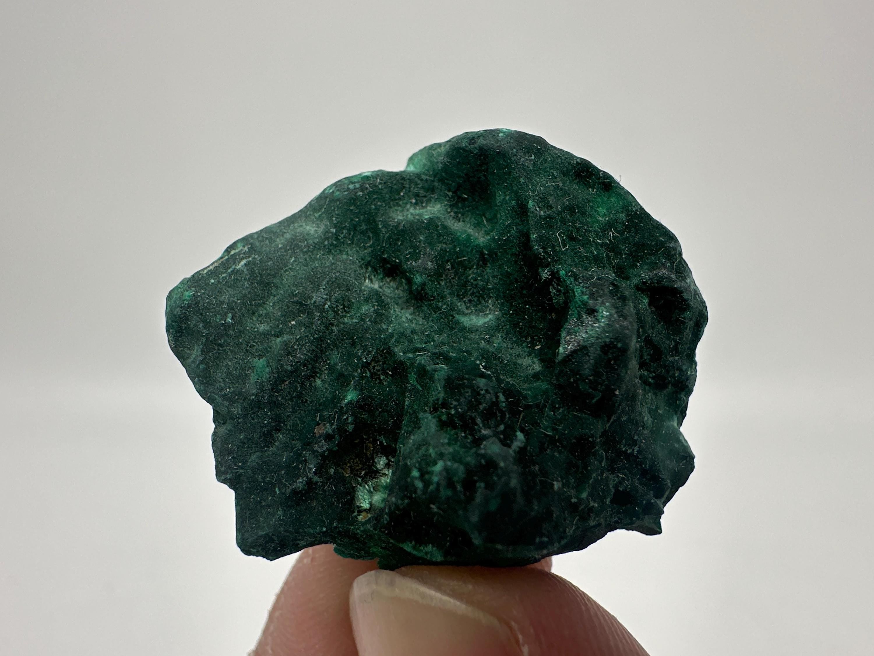 Green Polished Malachite Crystal, Congo Mineral Specimen