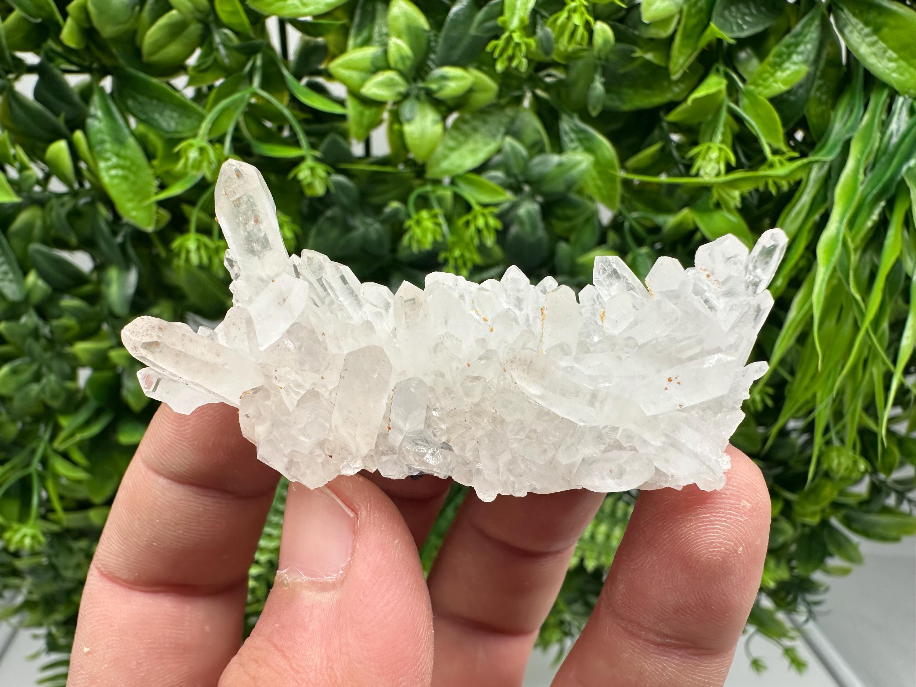 Transparent Quartz whit Siderite 9th September mine Bulgaria natural minerals souvenir crystal stone gift minerals collection rock