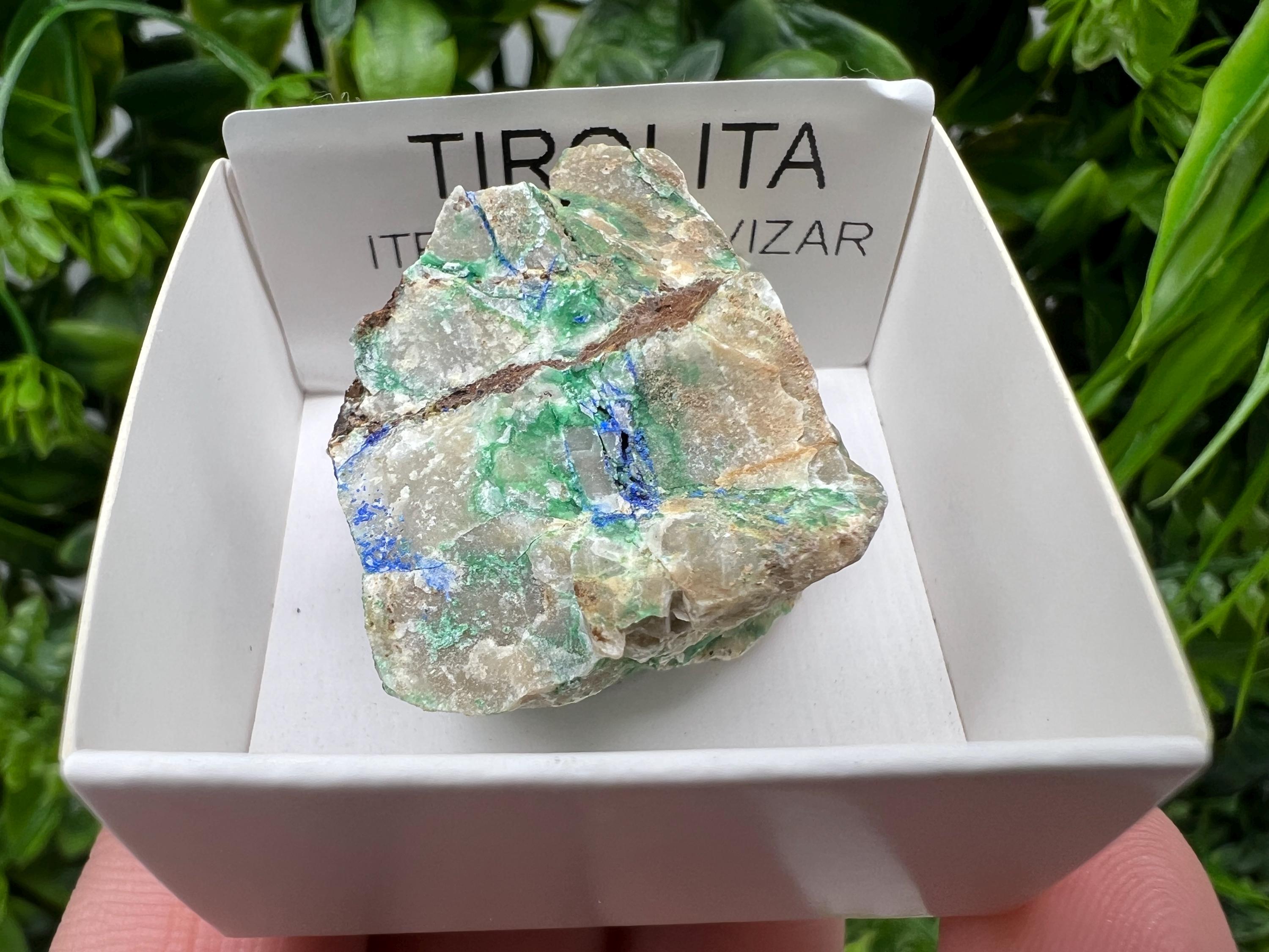 Rare Raw Tirolite Specimen: Granada Spain Mineral Collection (3.5/3 cm)