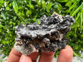 Natural Galena Cluster with Siderite and Quartz, Bulgaria Mineral Specimen