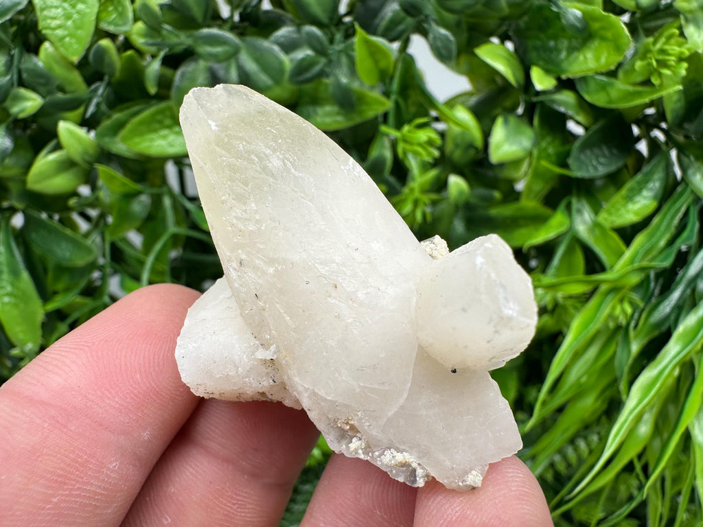 Calcite on Aragonite: Djurcovo Mine, Bulgaria Crystal