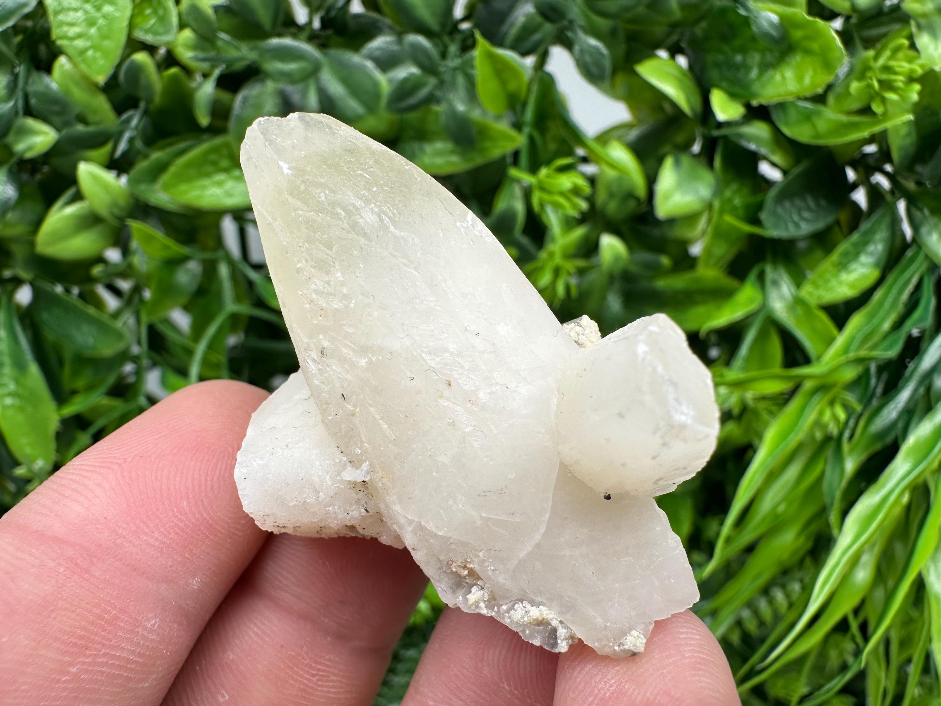 Calcite on Aragonite: Djurcovo Mine, Bulgaria Crystal
