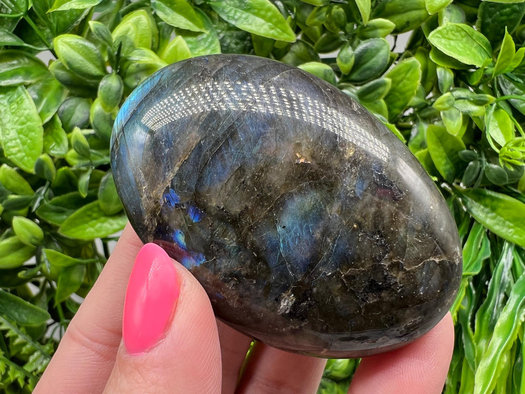 Polished Labradorite Crystal Decor Slab: Multifire Rainbow Stone