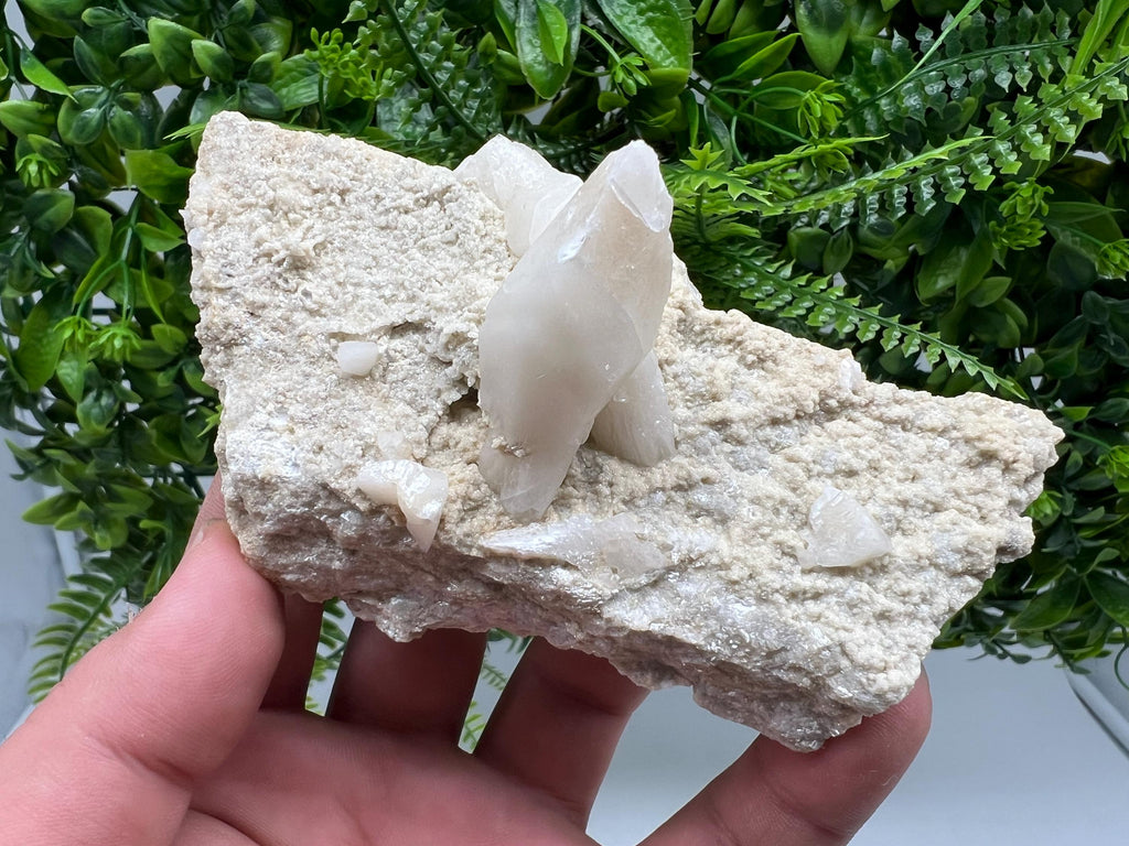 Calcite on Aragonite: Rare Healing Crystal from Bulgaria