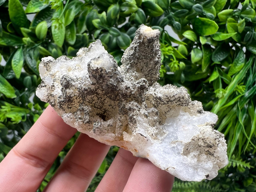 Barite,Marcasite on Chalcedony,from Androvo mine,Bulgaria,natural minerals souvenir,collection crystal,rare Barite cluster,gift,home