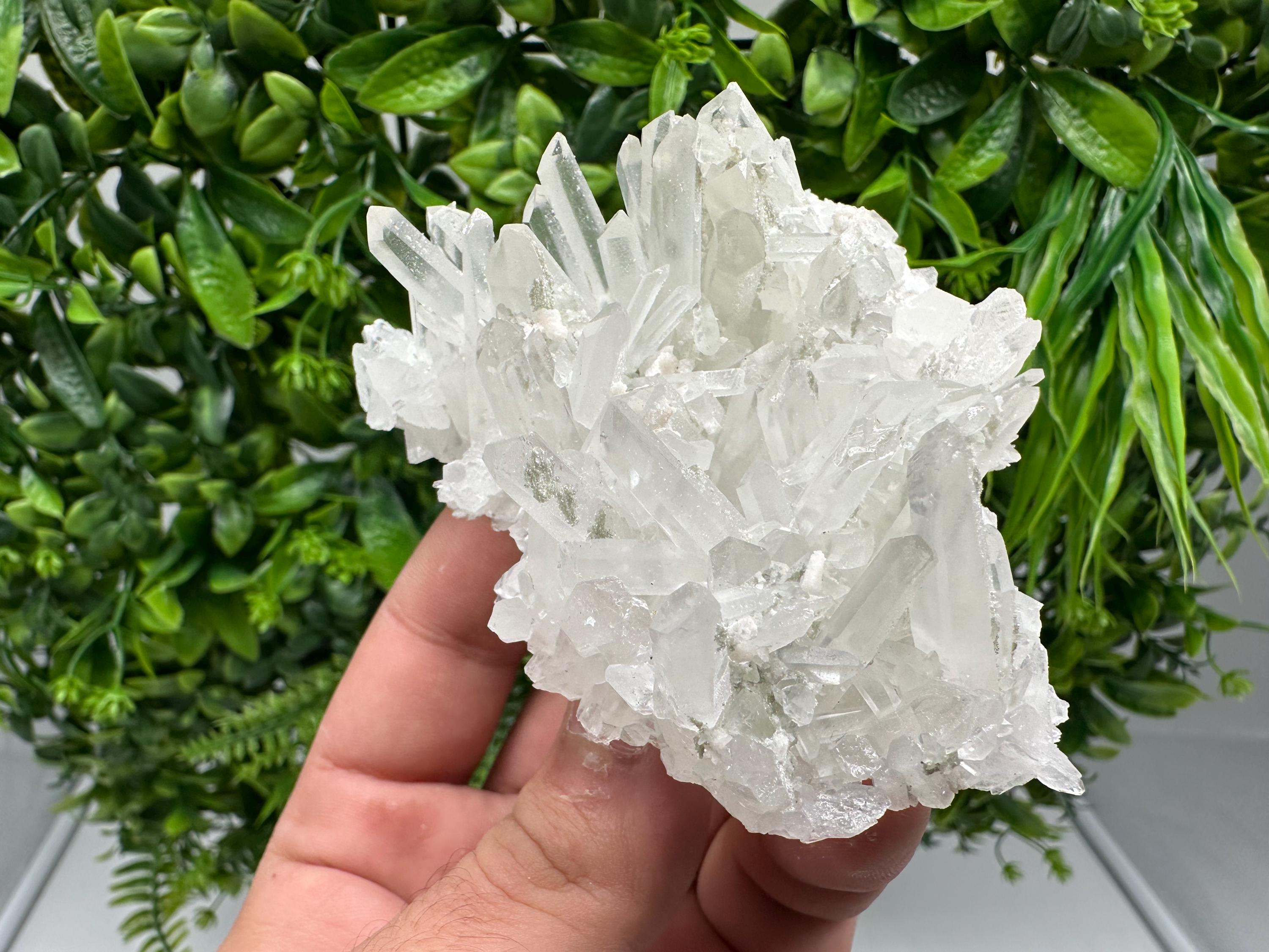 Transparent Quartz Crystal: Djurcovo Mine, Bulgaria