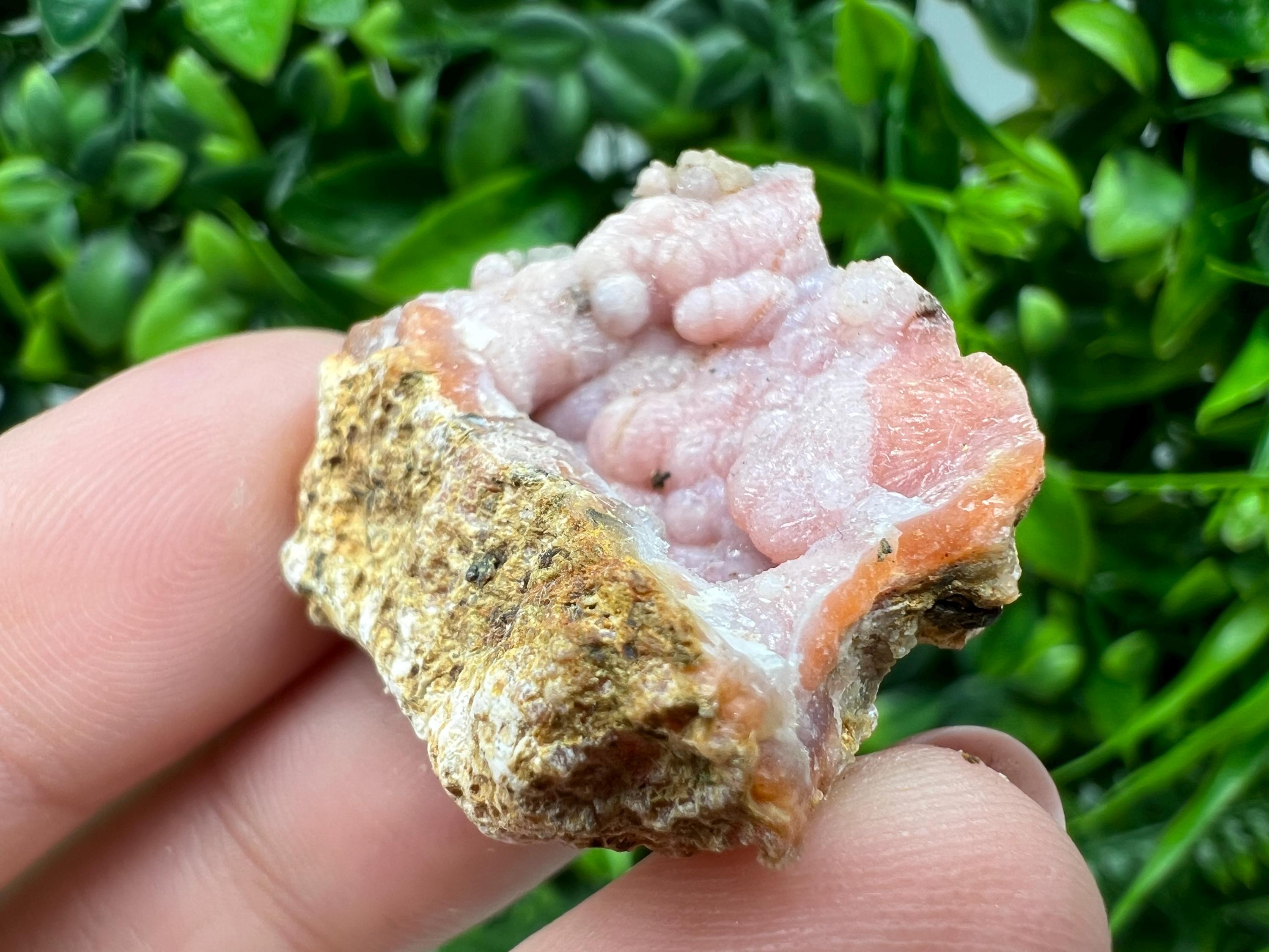 Red Chalcedony Crystal, Morocco Mineral Specimen, Rare Souvenir Gift