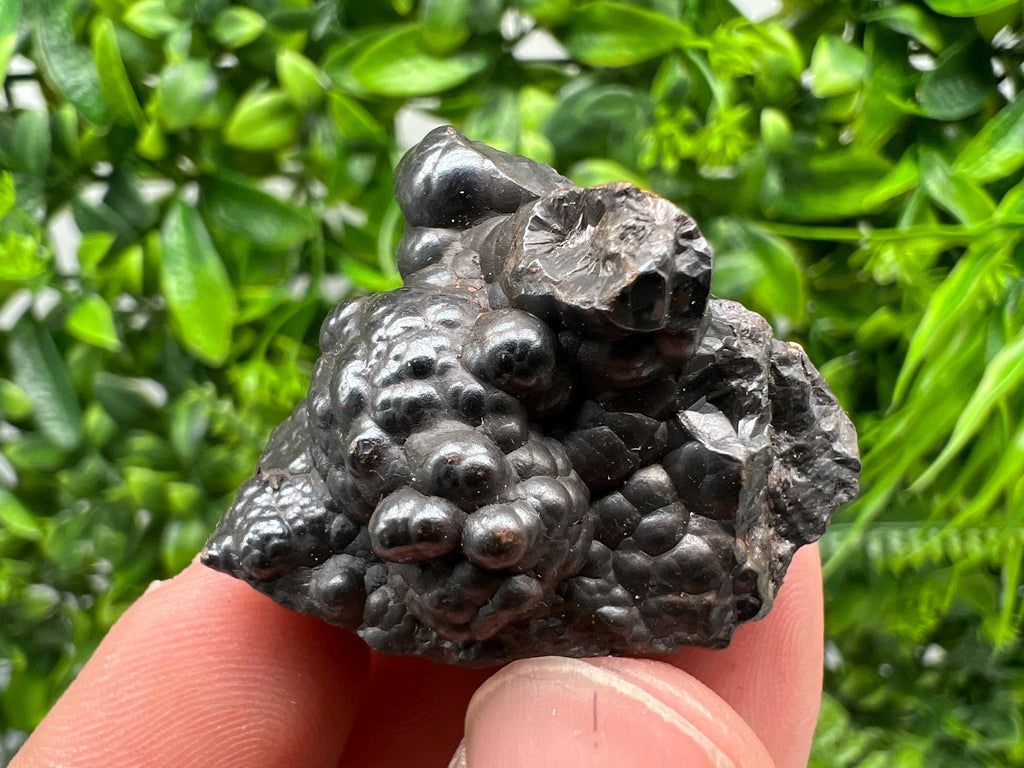 Moroccan Black Botryoidal Hematite Specimen: Chakra Reiki Crystal