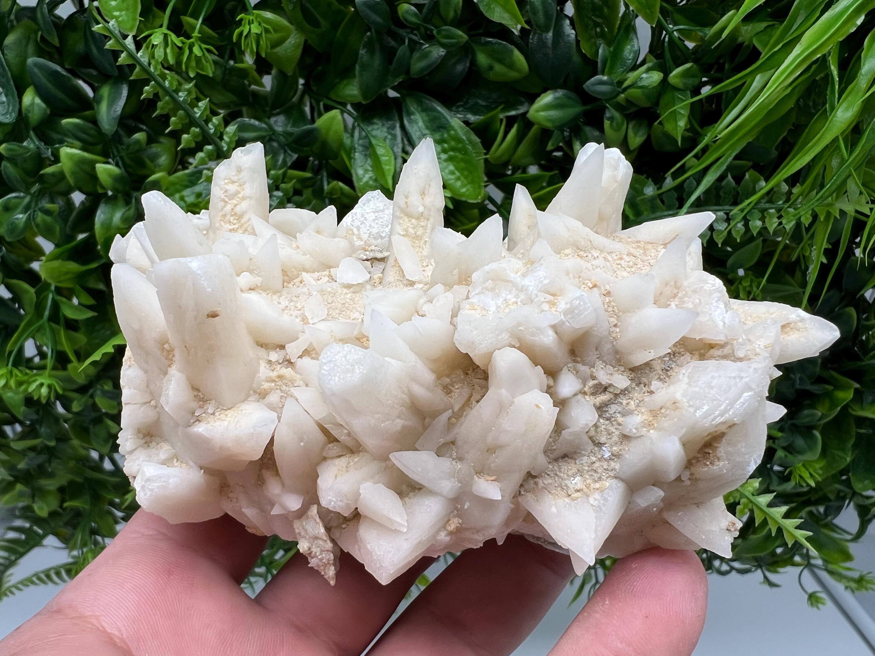Calcite on Aragonite: Rare Healing Crystal from Bulgaria
