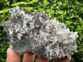 Galena on Quartz Specimen with Calcite, Madan Bulgaria