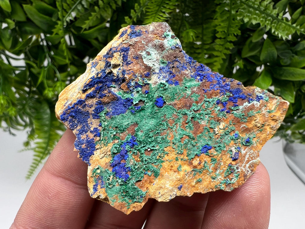 Azurite and Malachite,from Morocco,green minerals,Blue crystal,collection stone,home decor mineral,gift mineral,crystal Rare crystal mineral