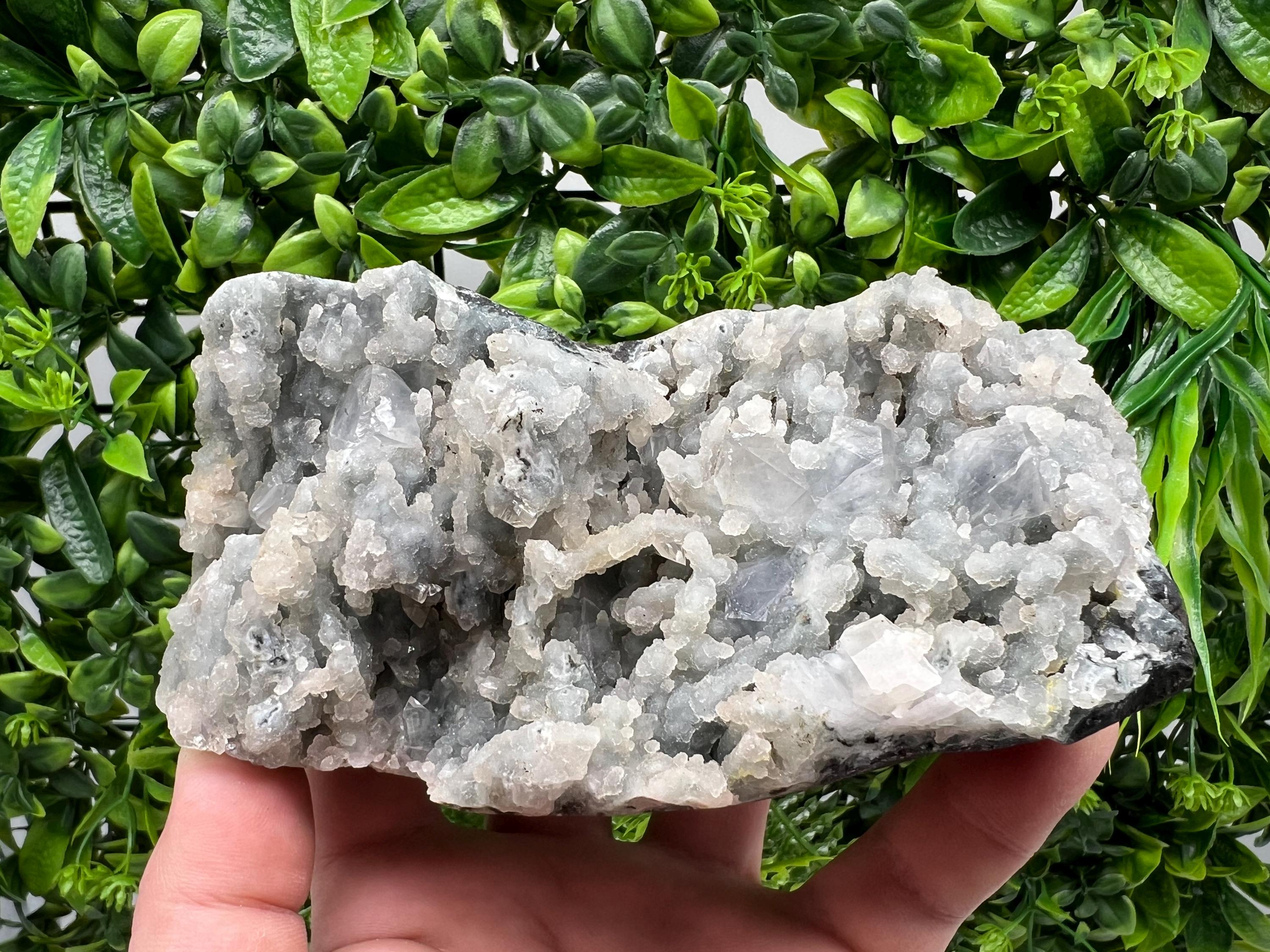 Natural Chalcedony Specimen: India Crystal Mineral Collection, Home Decor