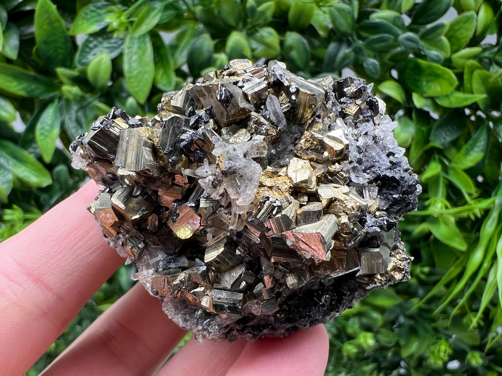 Stunning Pyrite on Quartz,Calcite from Borieva mine,Madan,Bulgaria,natural,collectible mineral specimen,home decor stone,collection crystal