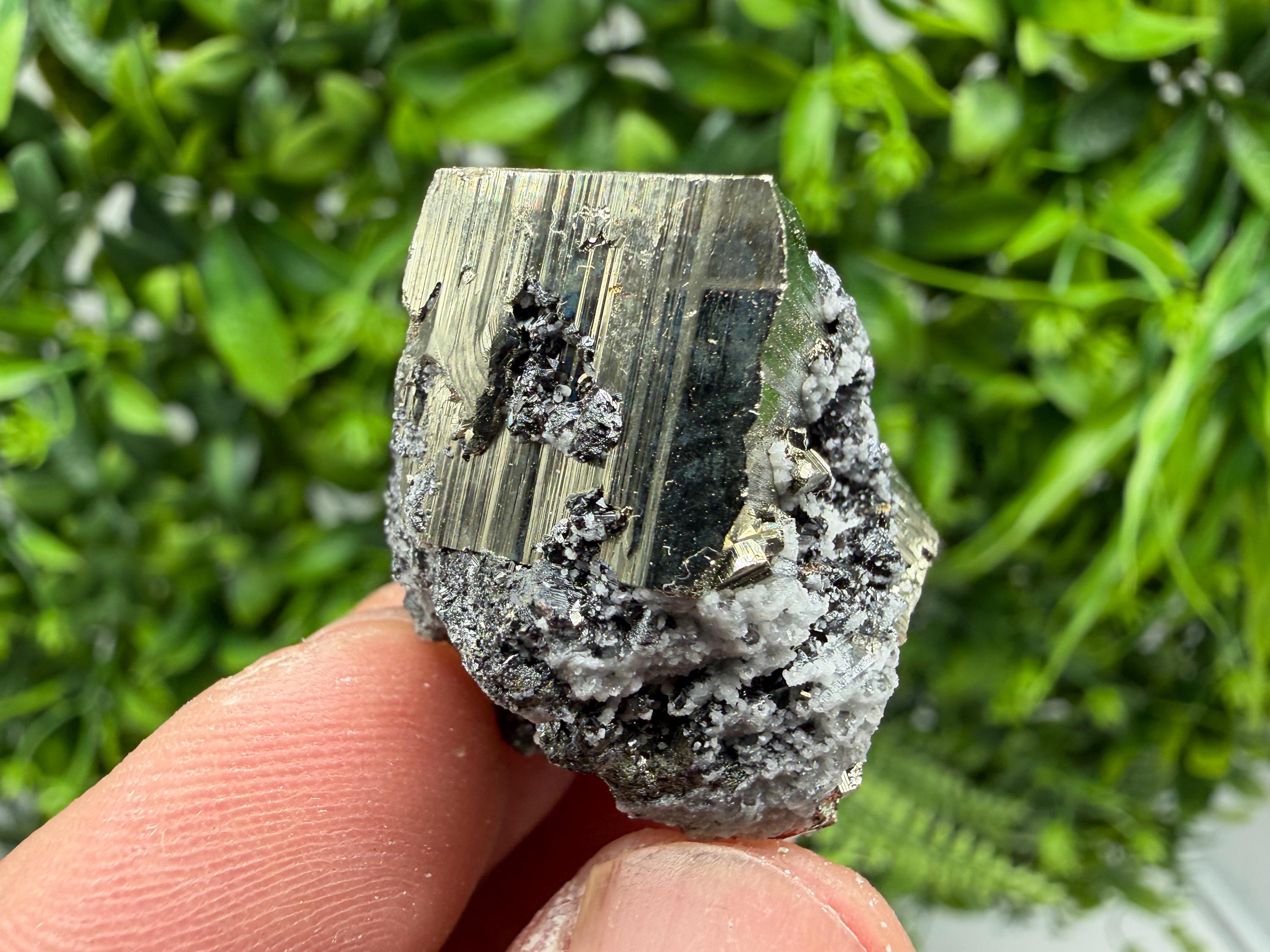 Pyrite Sphalerite Quartz  Mineral Specimen, Krushev dol Mine