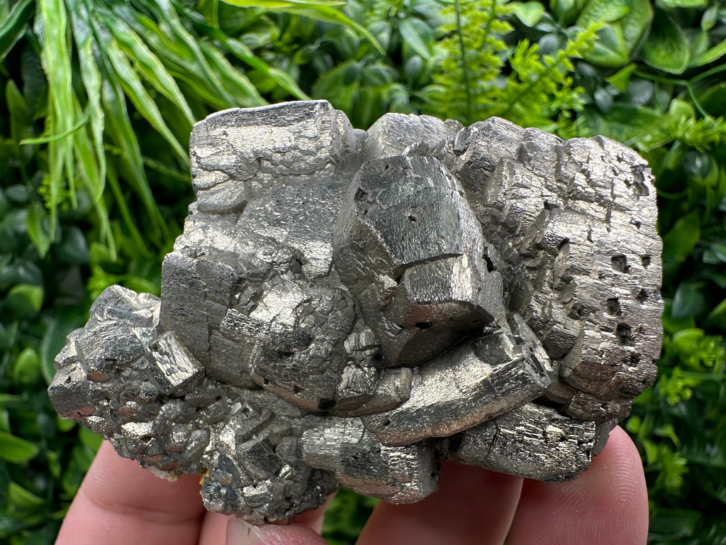 Rare Pyrite Cluster: Androvo Mine, Bulgaria (7/6/3 cm)