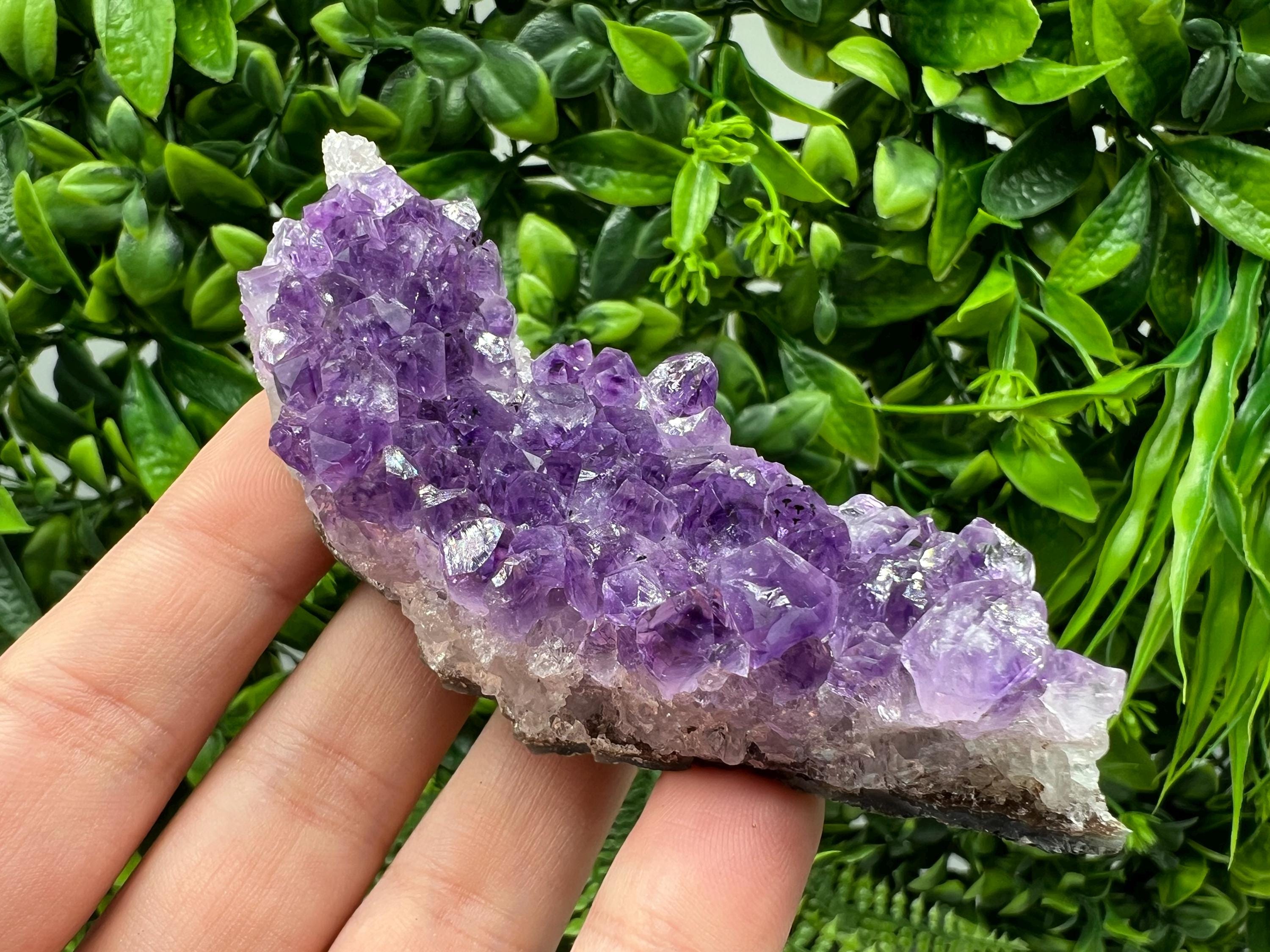 Uruguay Amethyst Cluster, Purple Crystal Home Decor