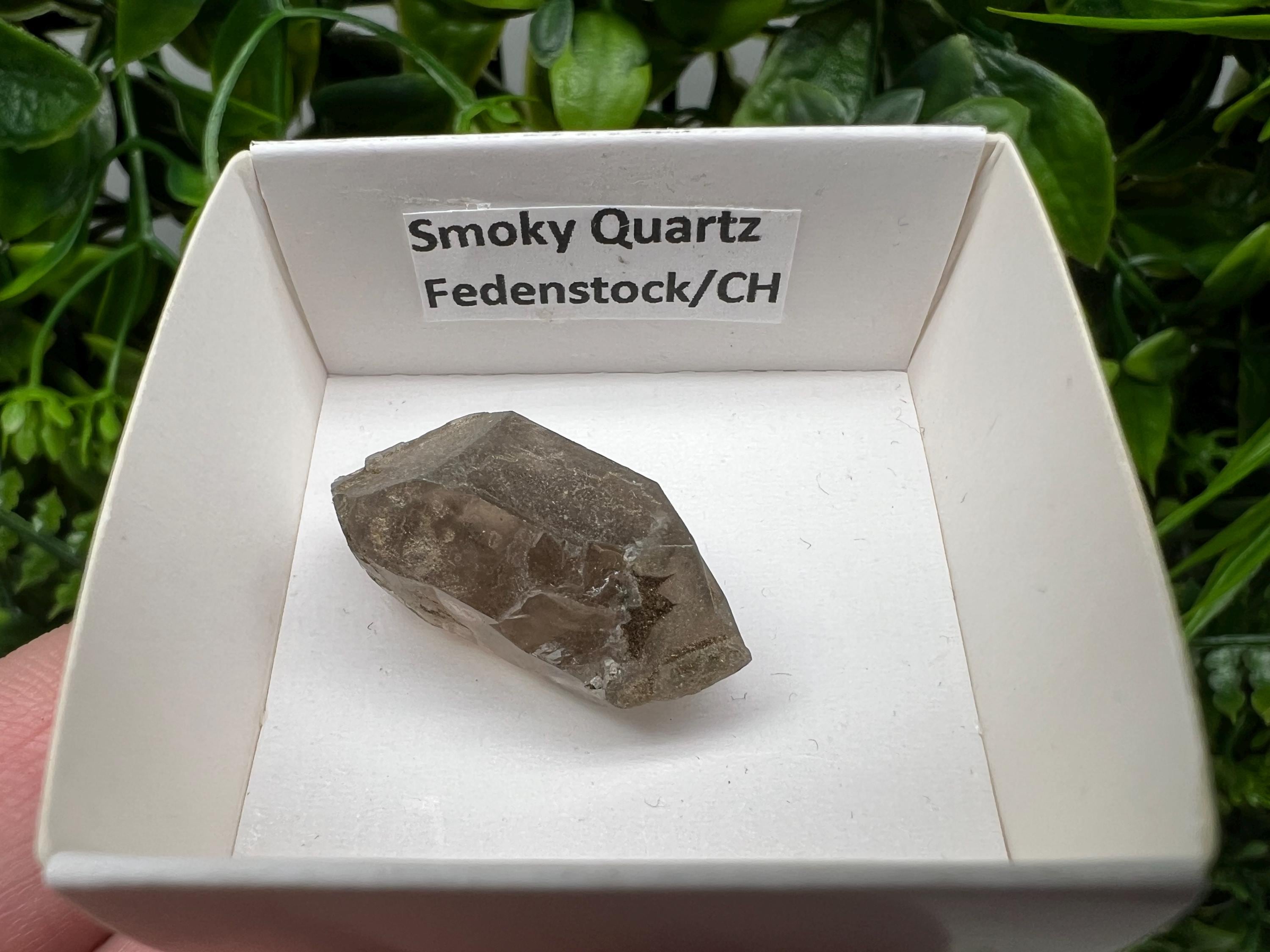 Rare Smoky Quartz Point, Fedenstock Switzerland Mineral Specimen (25MM)