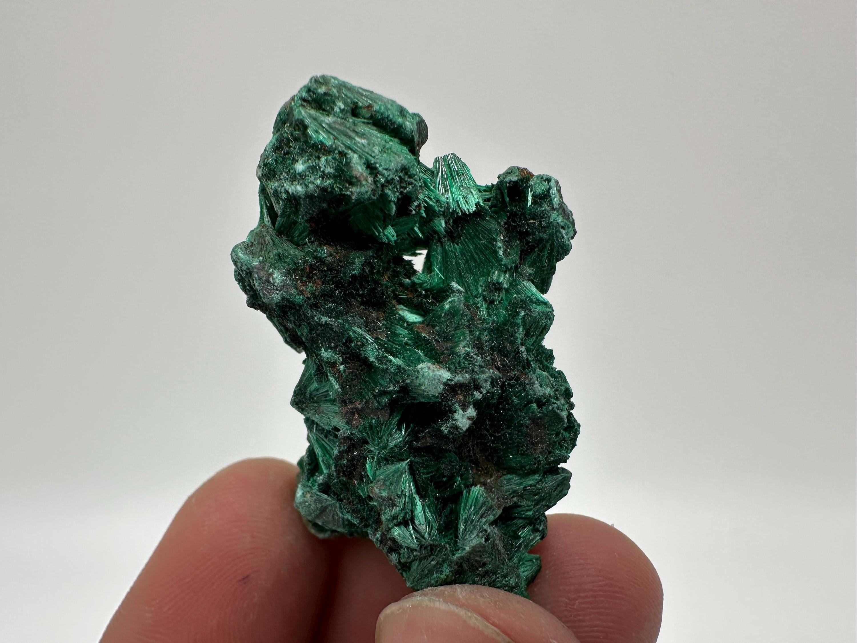 Green Polished Malachite Crystal, Congo Mineral Specimen