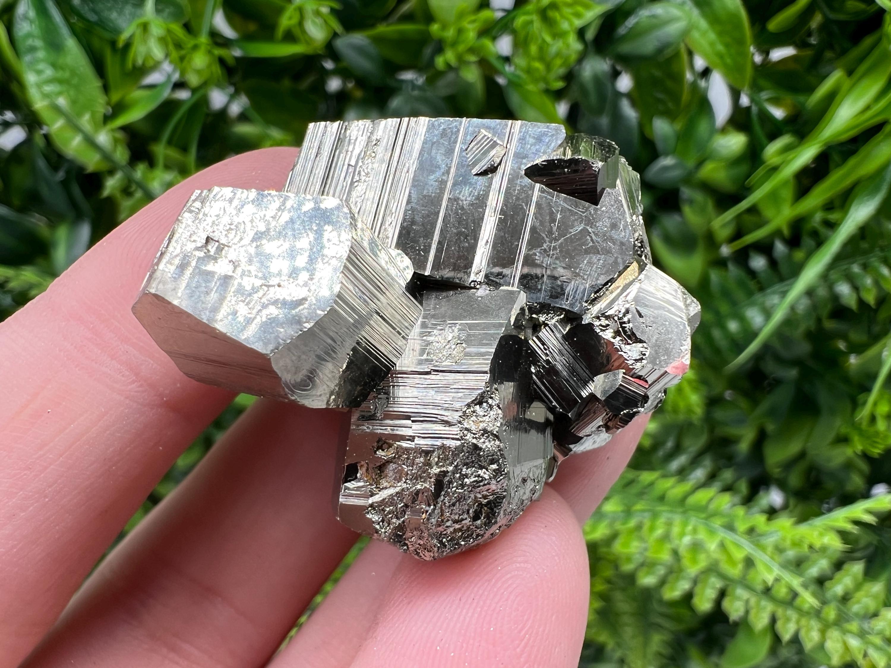 Rare Pyrite Crystal Cluster: Natural Minerals, Home Decor