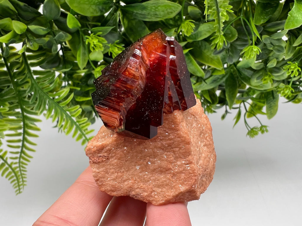 Orange-Brown Arcanite Mineral Specimen, Santa Ana Tin Mine