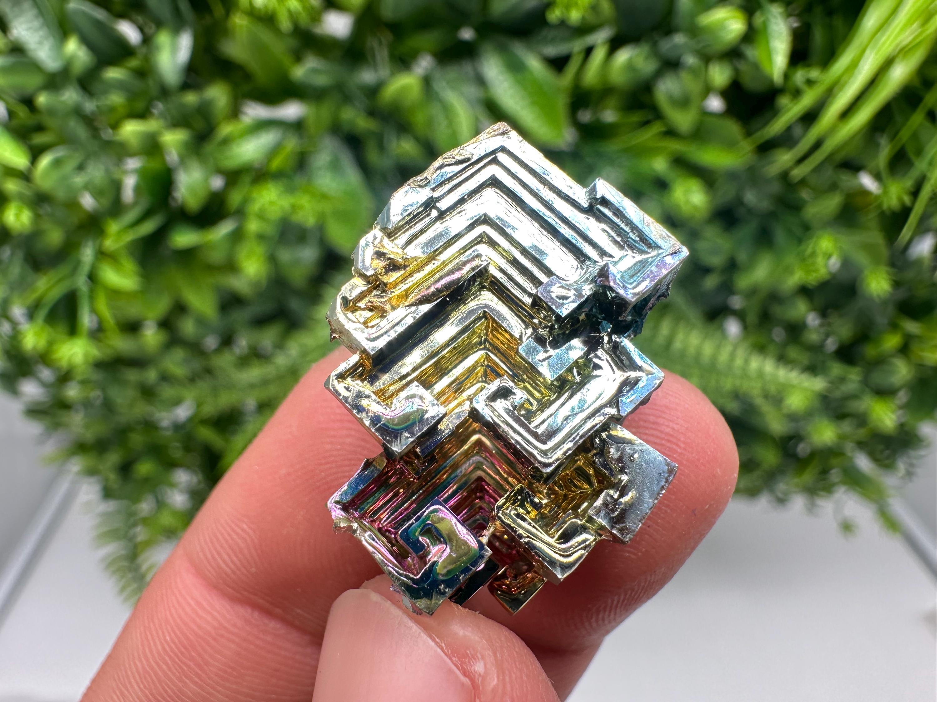 Rainbow Bismuth Crystal: Rare Gemstone Specimen,wholesale Bismuth