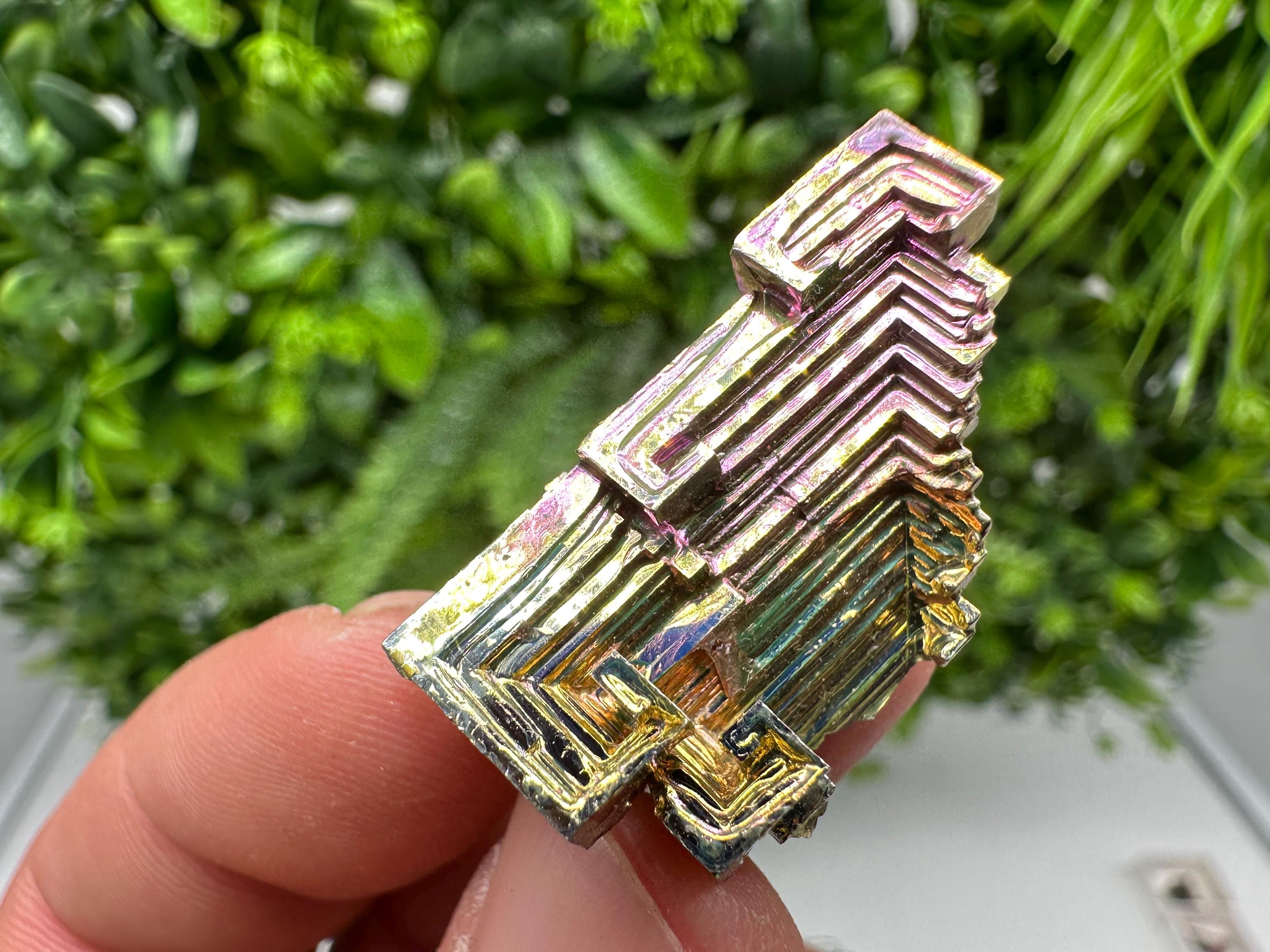 Rainbow Bismuth Crystal: Rare Gemstone Specimen,wholesale Bismuth