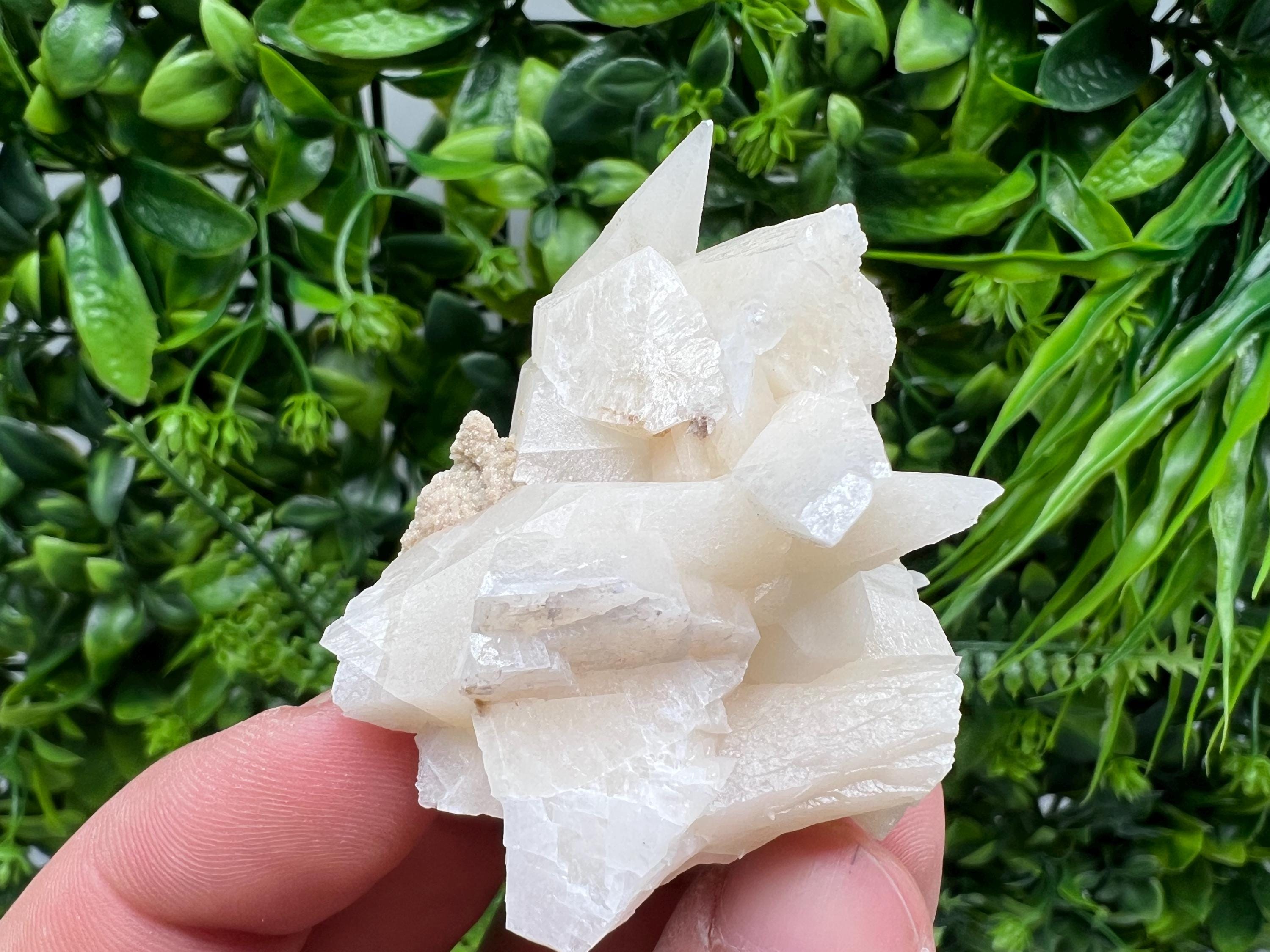 Calcite on Aragonite: Djurcovo Mine, Bulgaria Healing Crystal