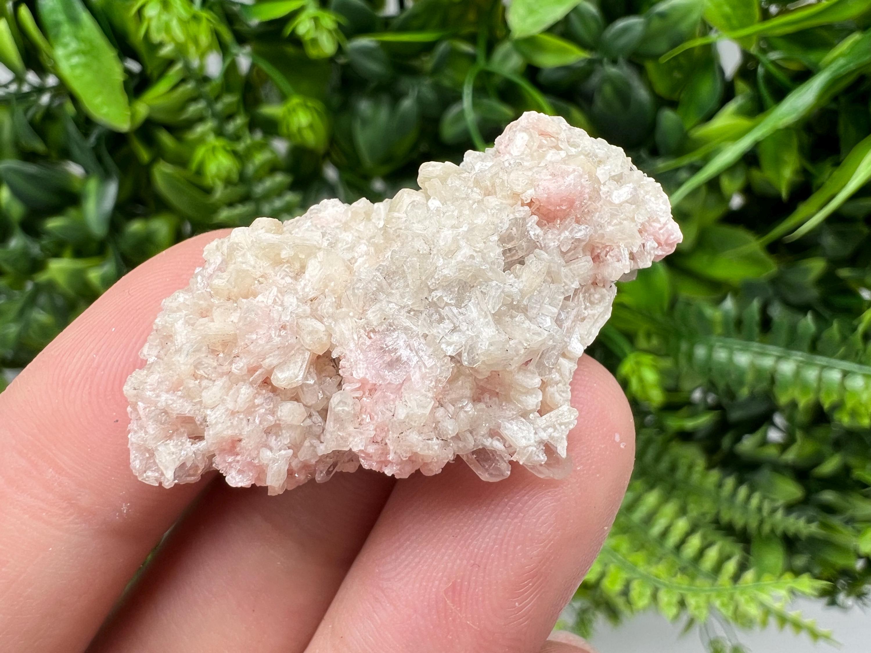 Pink Rhodochrosite Crystal Cluster, Starnica Mine, Bulgaria