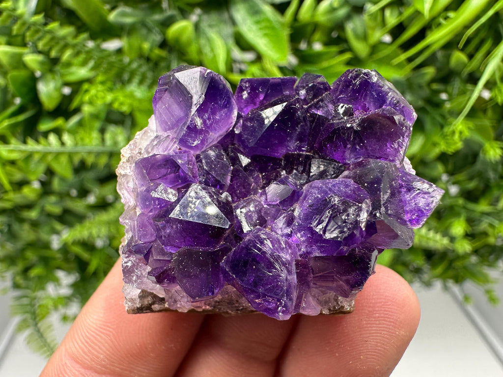 Natural Purple Amethyst Cluster, Uruguay Crystal, Home Decor