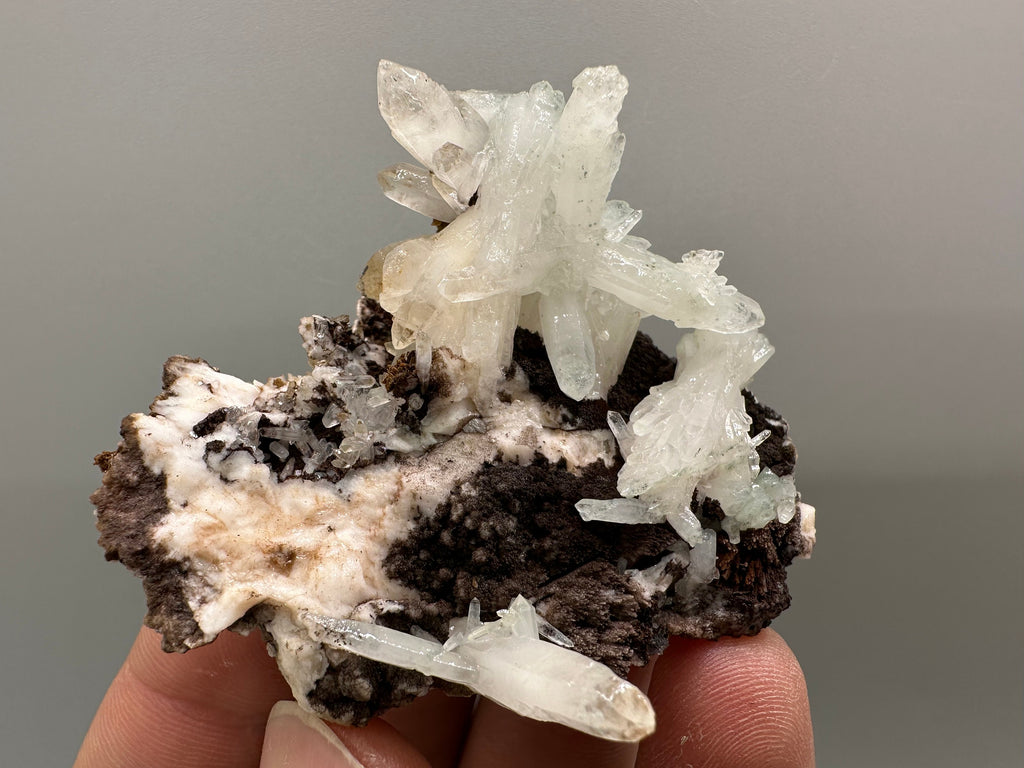 Chlorite Quartz on Rhodochrosite with Dolomite - September 9th Mine