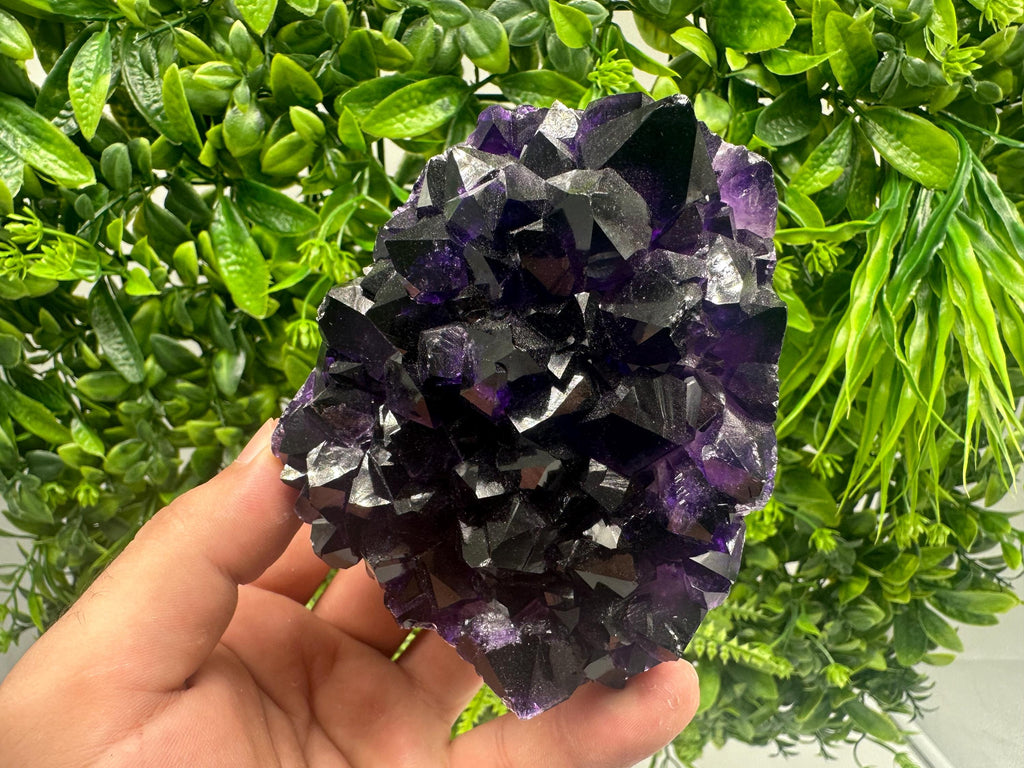 Uruguay Amethyst Crystal: Purple Quartz Home Decor, Energy Stone