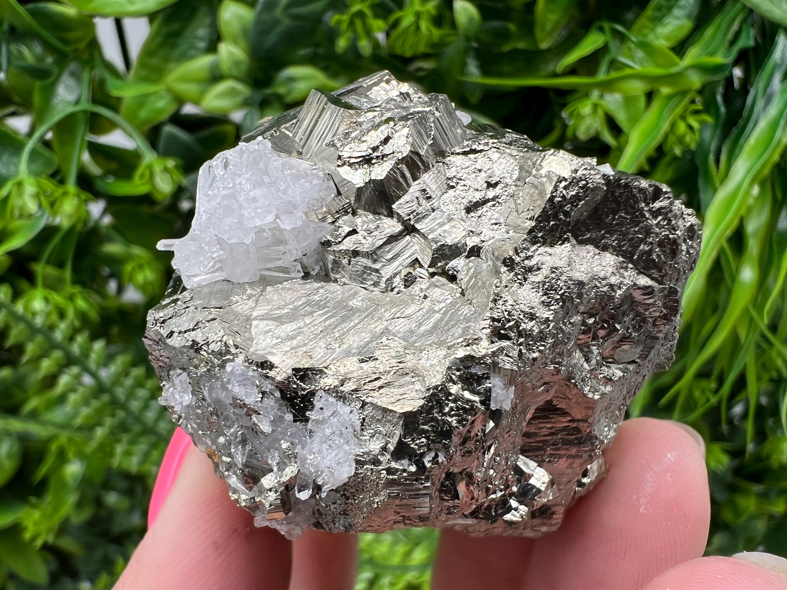 Rare Pyrite Cluster, Natural Crystal Mineral Specimen, Bulgaria