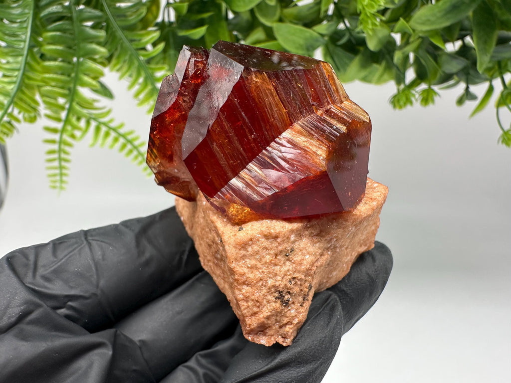 Orange-Brown Arcanite Mineral Specimen, Santa Ana Tin Mine