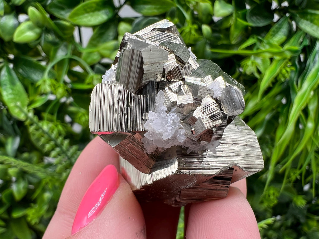 Rare Pyrite Crystal Cluster: Natural Mineral Specimen, Bulgaria