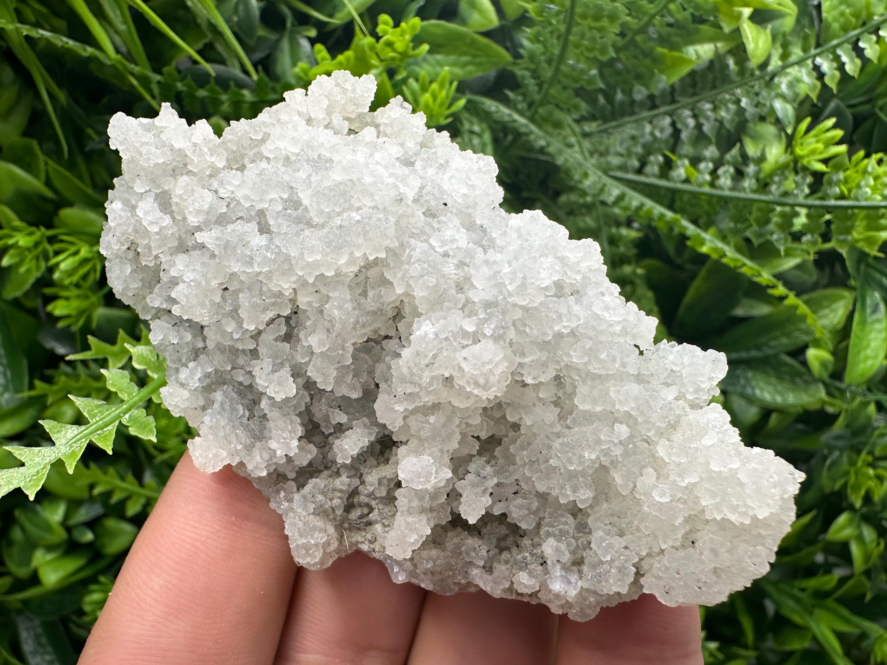 Natural Chalcedony Specimen: India Crystal Mineral, Home Decor