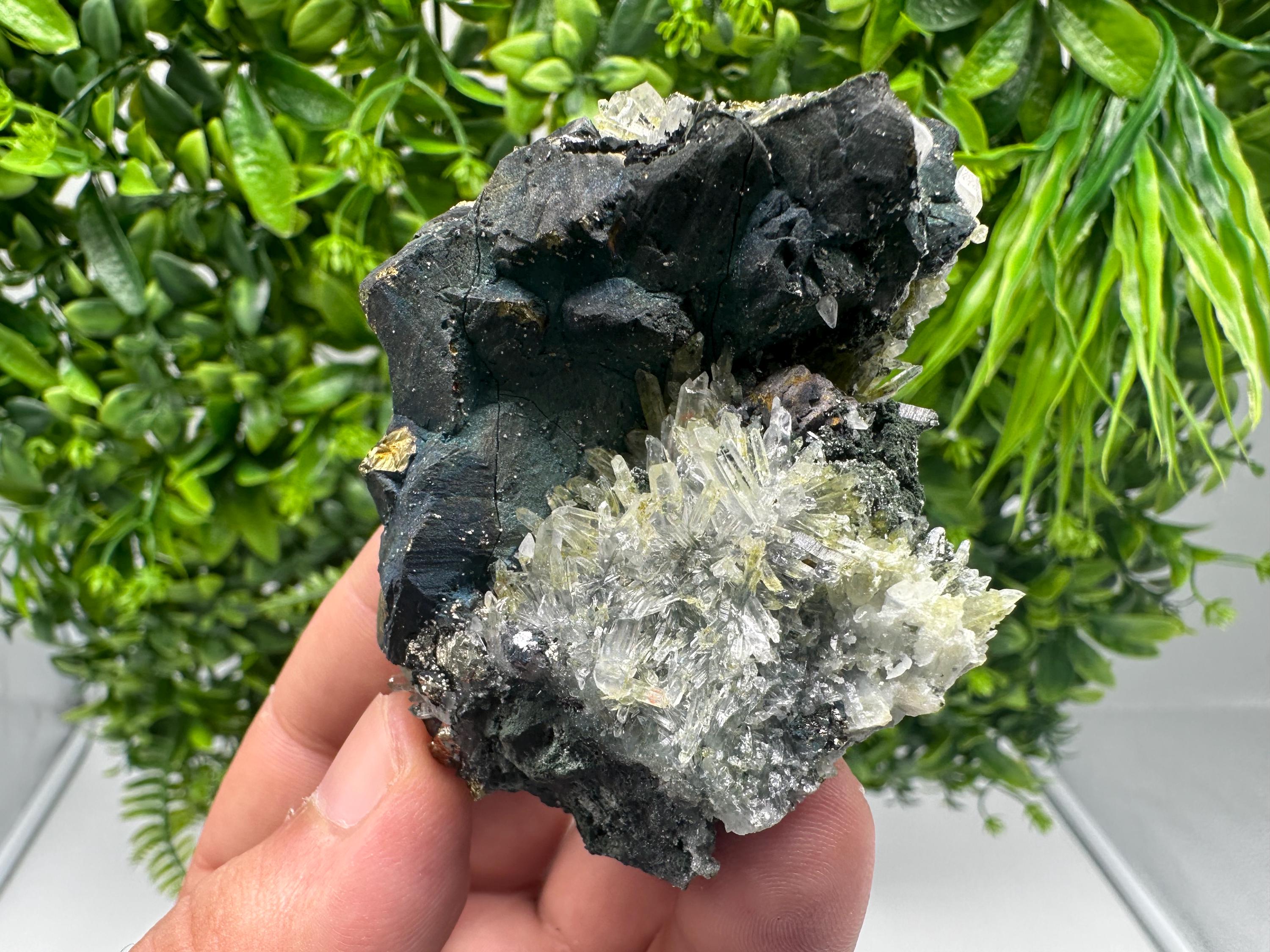 Chalcopyrite Bornite Covelline Mineral Specimen: Djurcovo Mine, Bulgaria