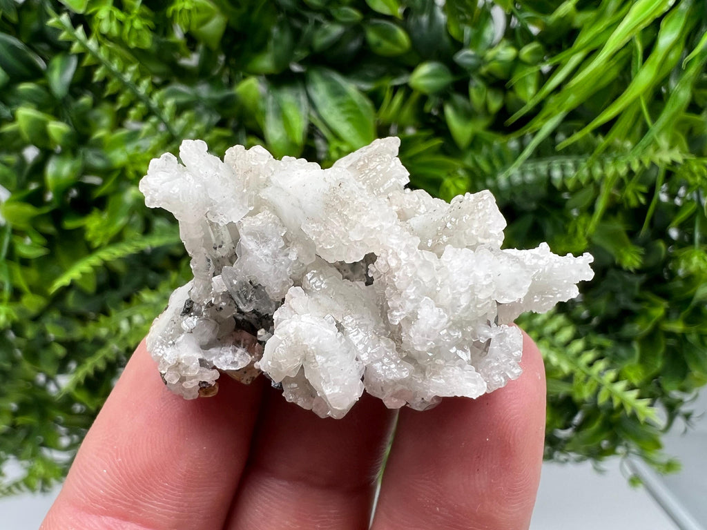 Calcite on Quartz Mineral Specimen, Borieva Mine, Bulgaria