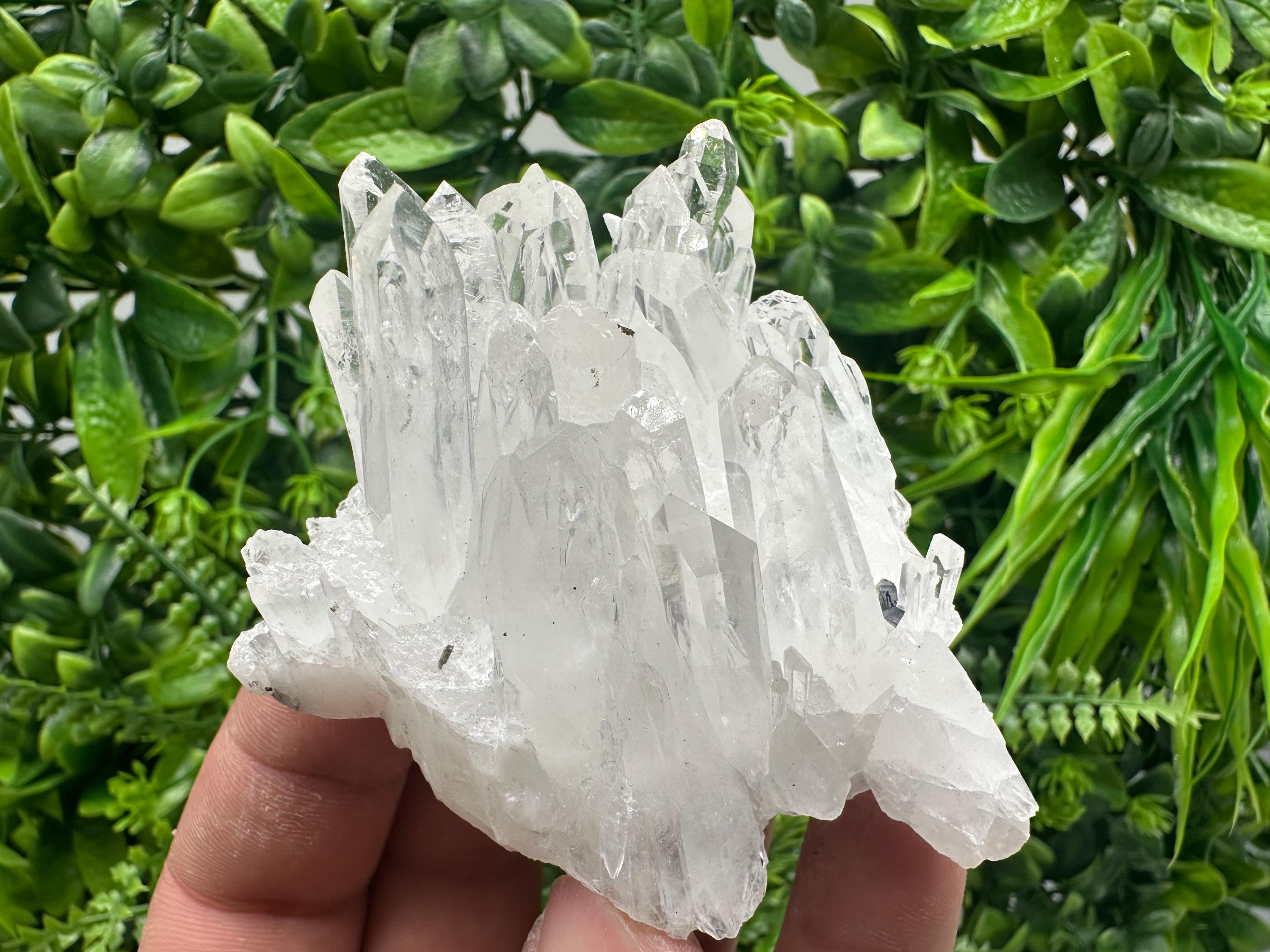 Transparent Quartz Cluster, Djurcovo Mine Bulgaria, Rare Crystal Specimen