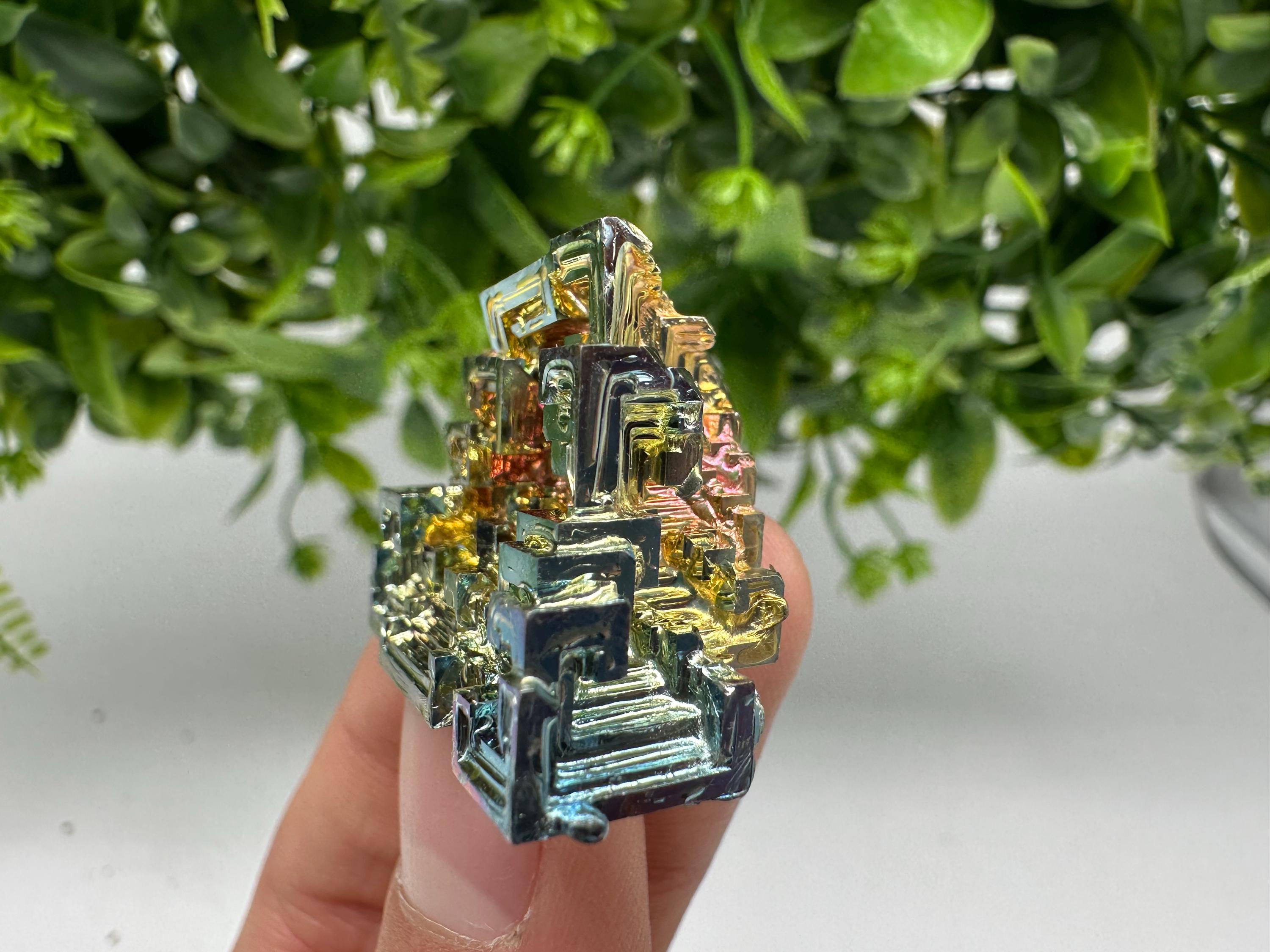 Rainbow Bismuth Crystal: Rare Gemstone Specimen,wholesale Bismuth