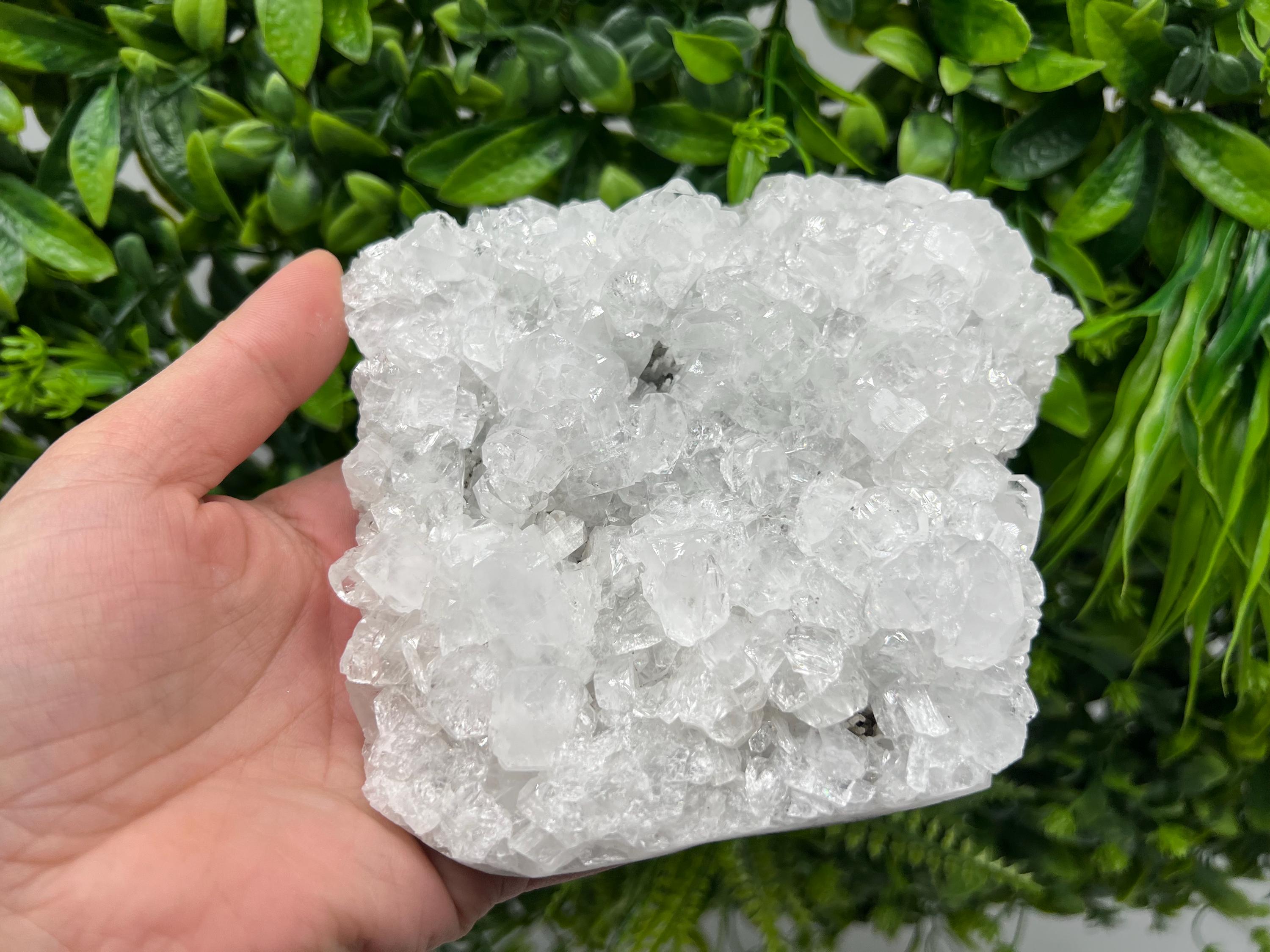 STUNNING Transparent Apophyllite on Chalcedony,natural, collection minerals specimen,India Minerals,Crystal, Stone Mineral Specimens India