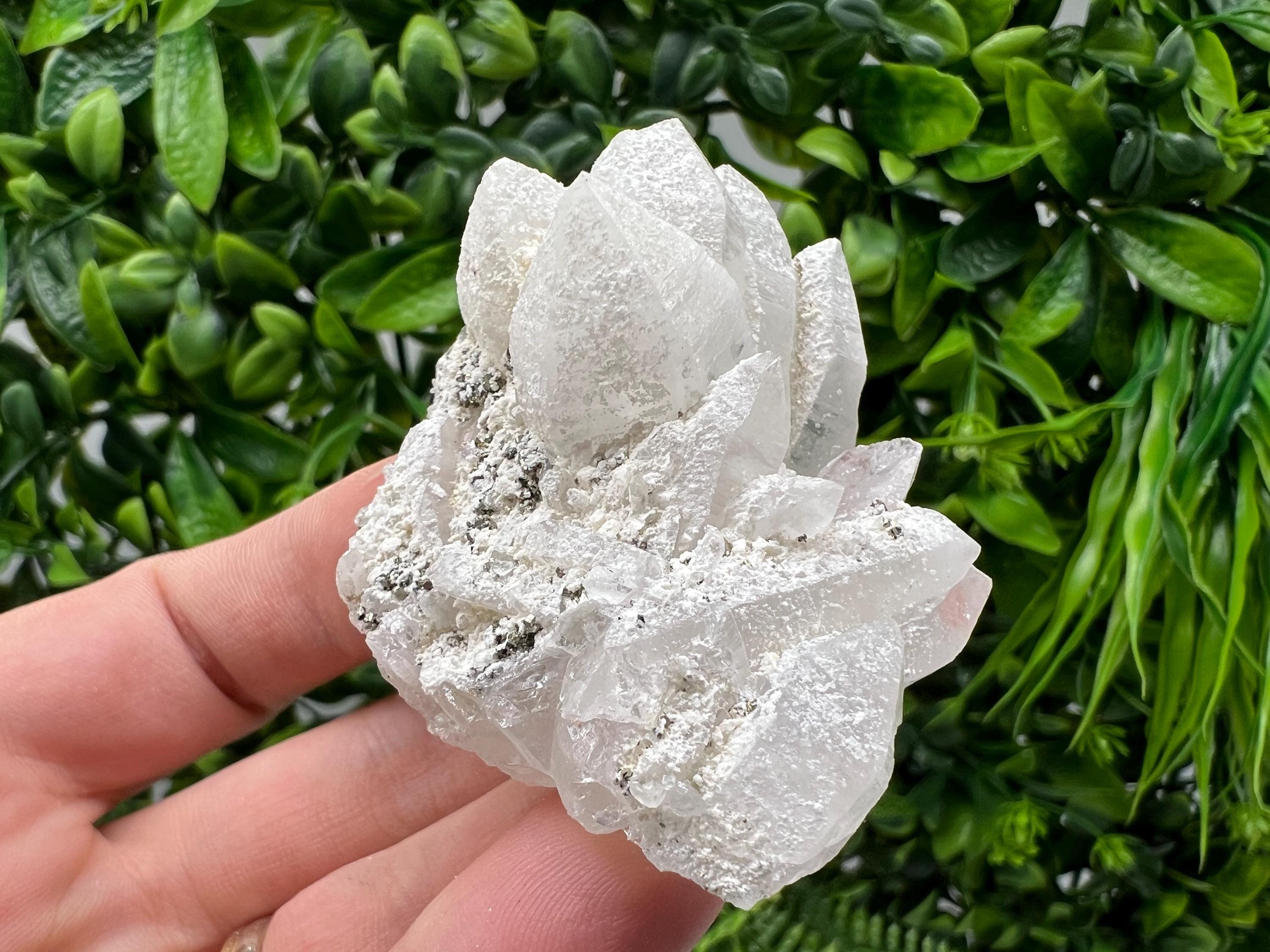 Quartz with Pyrite, Krushev Dol Mine, Bulgaria, Home Decor Stone