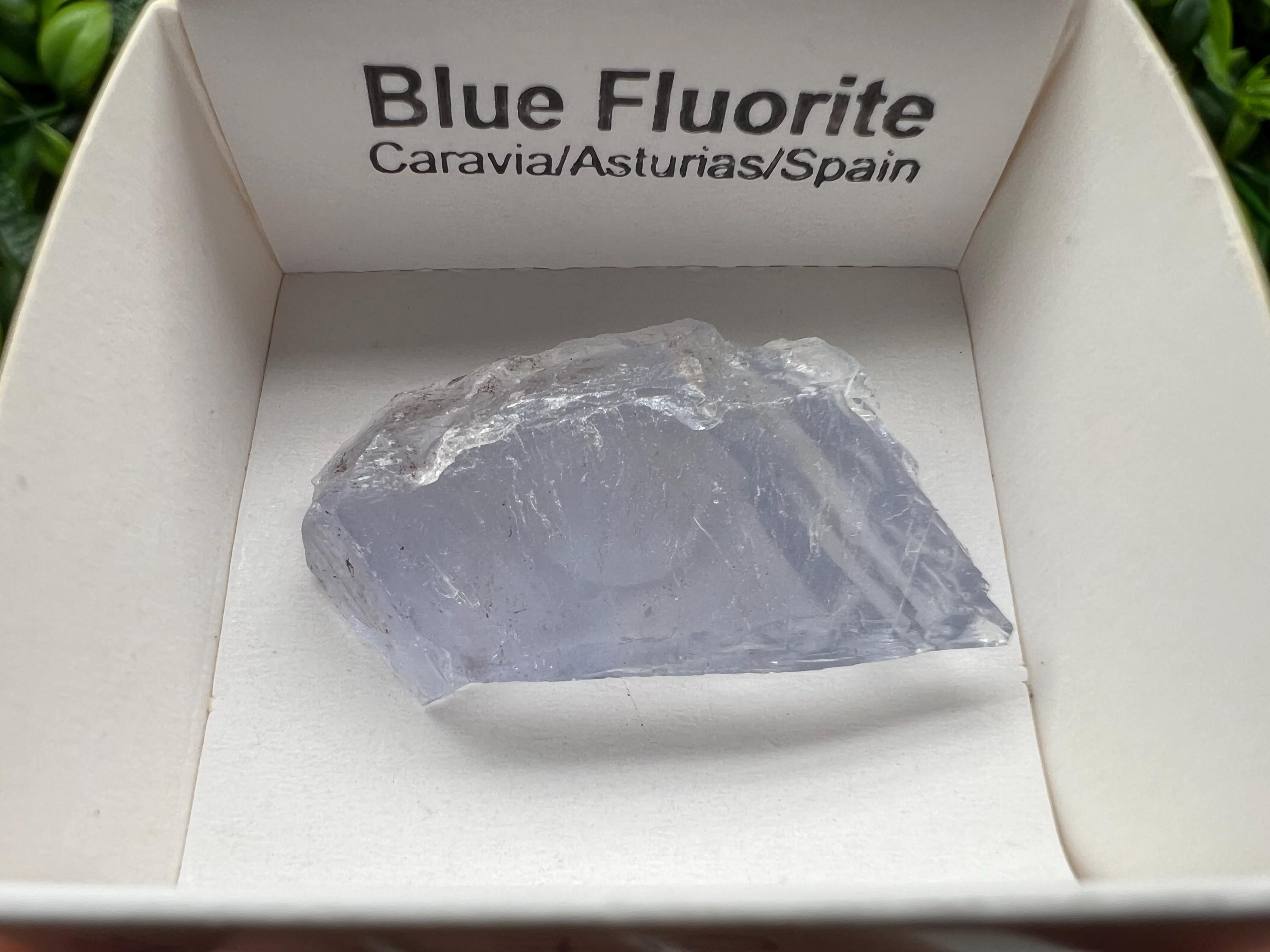 Blue Fluorite Mineral Specimen: Spain Collection (3.5/2.5 cm)