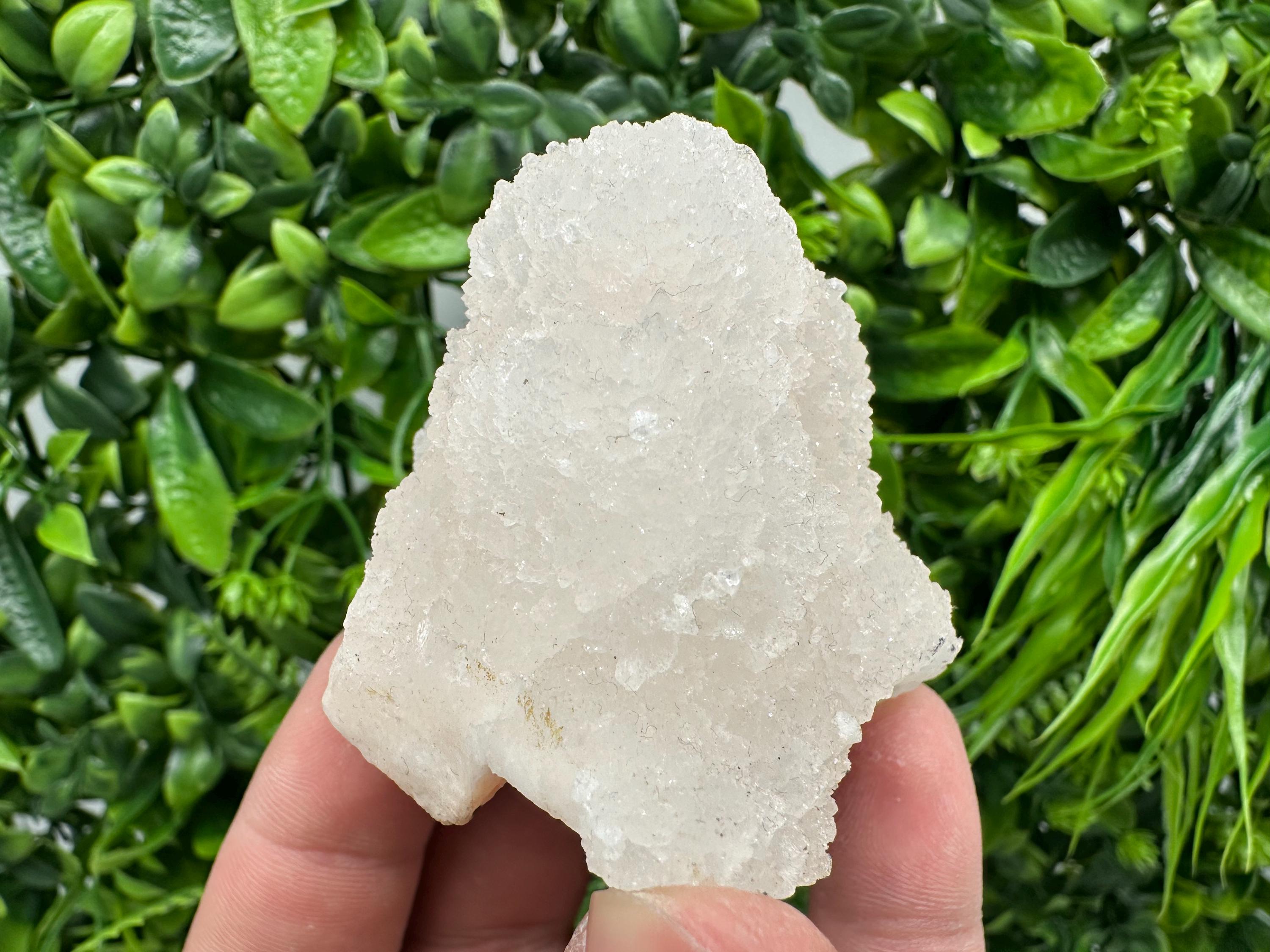 Natural Chalcedony Specimen: India Crystal Mineral, Home Decor