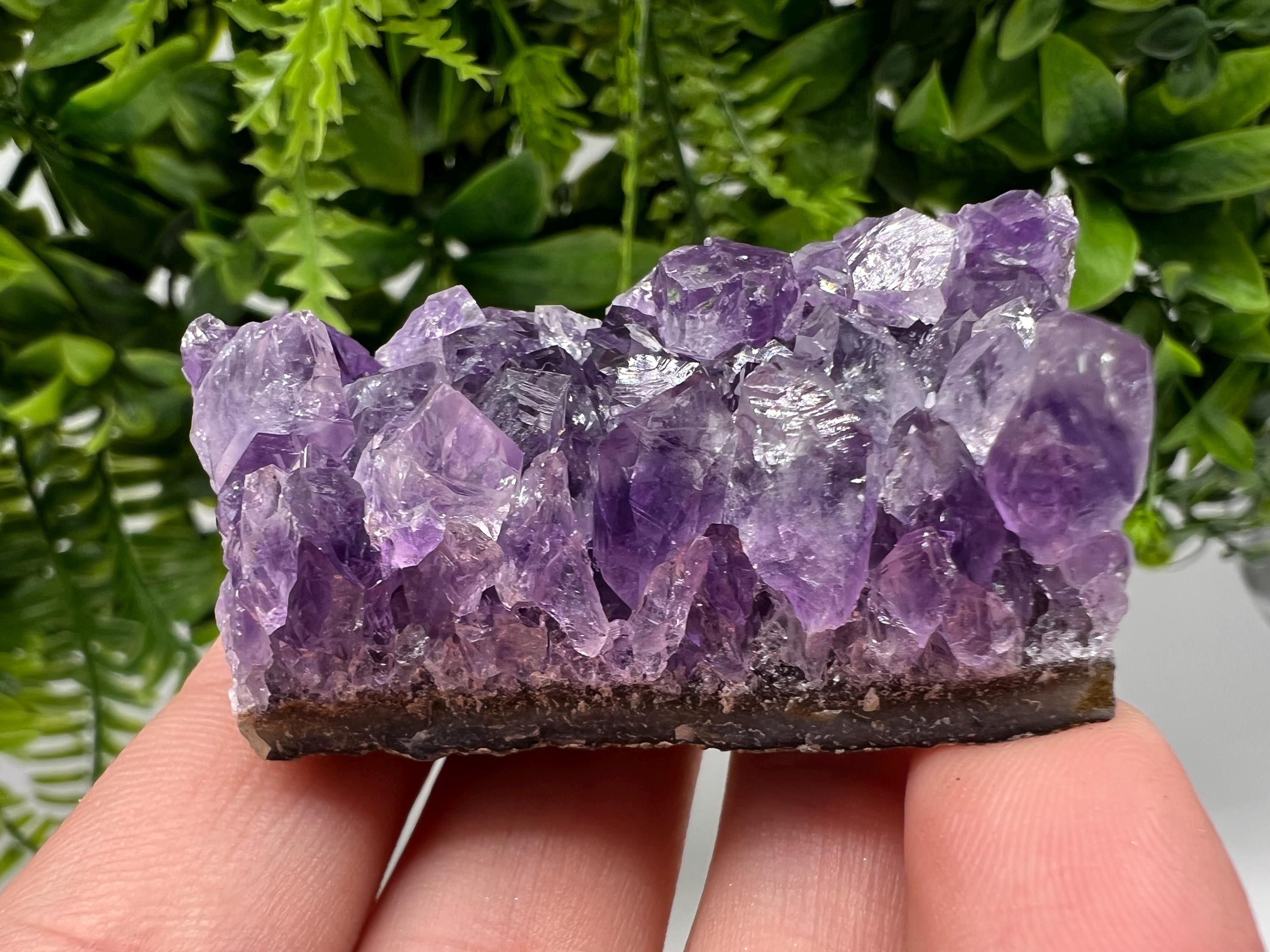 Natural Purple Amethyst Crystal, Uruguay Home Decor, 57 grams